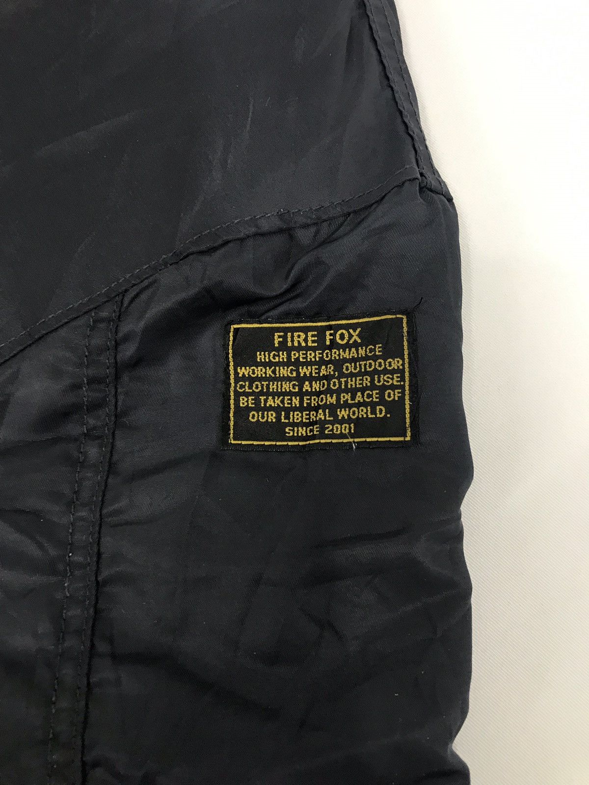 Japanese Brand Fire Fox Bomber Jacket Military Air Force Style Winter Wear Size US L / EU 52-54 / 3 - 7 Thumbnail