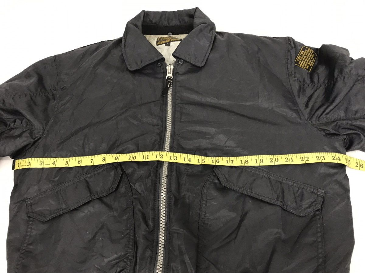 Japanese Brand Fire Fox Bomber Jacket Military Air Force Style Winter Wear Size US L / EU 52-54 / 3 - 4 Thumbnail