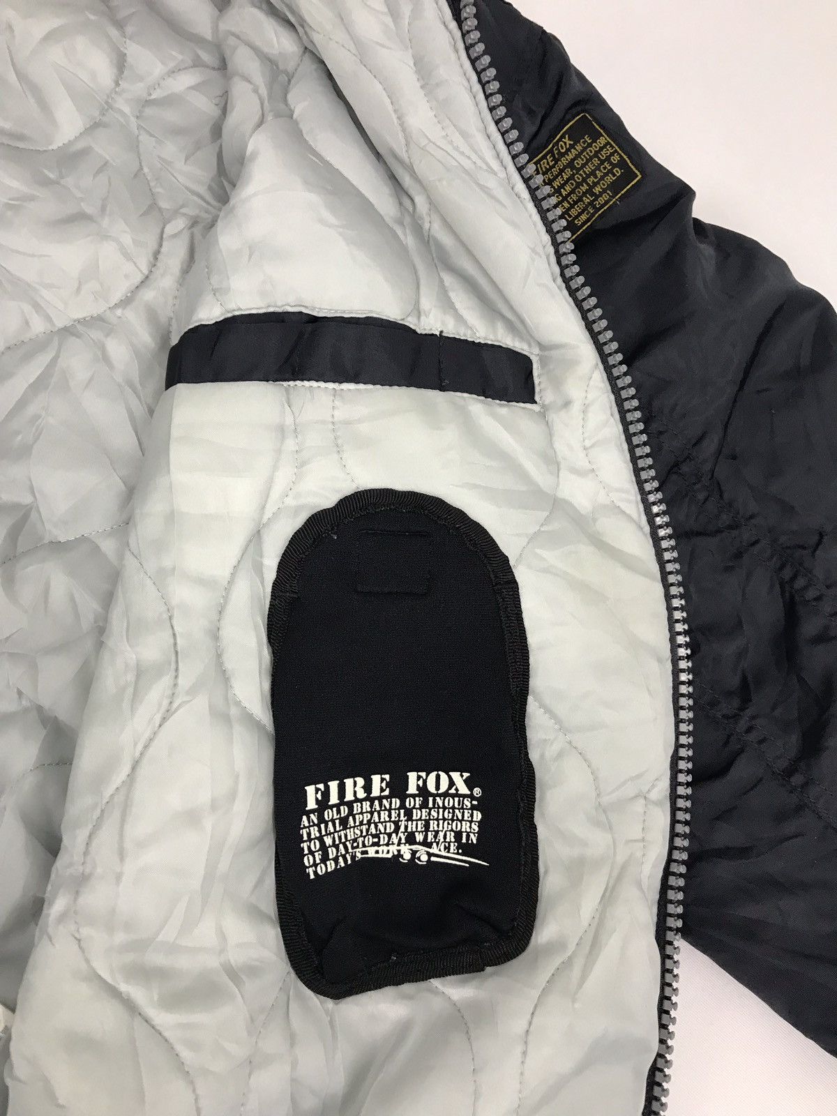 Japanese Brand Fire Fox Bomber Jacket Military Air Force Style Winter Wear Size US L / EU 52-54 / 3 - 10 Thumbnail