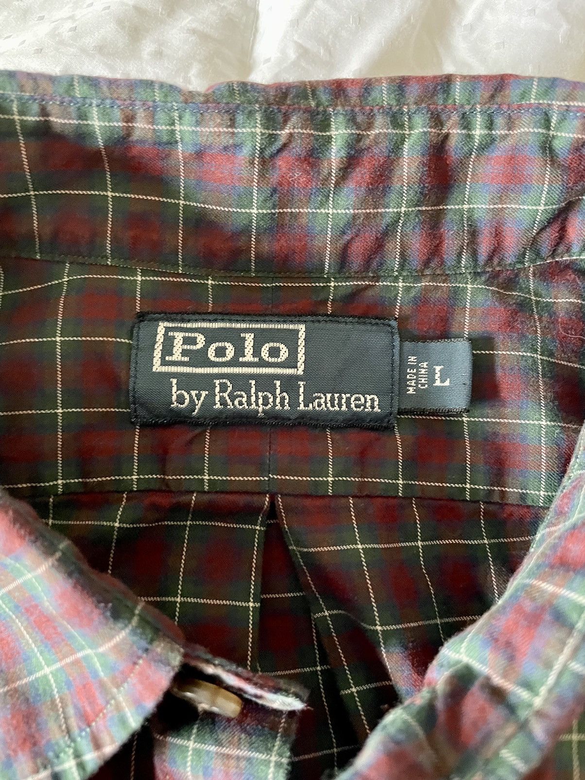 Polo Ralph Lauren × Ralph Lauren Rare Polo Ralph Lauren Plaid Shirt Size US L / EU 52-54 / 3 - 4 Thumbnail