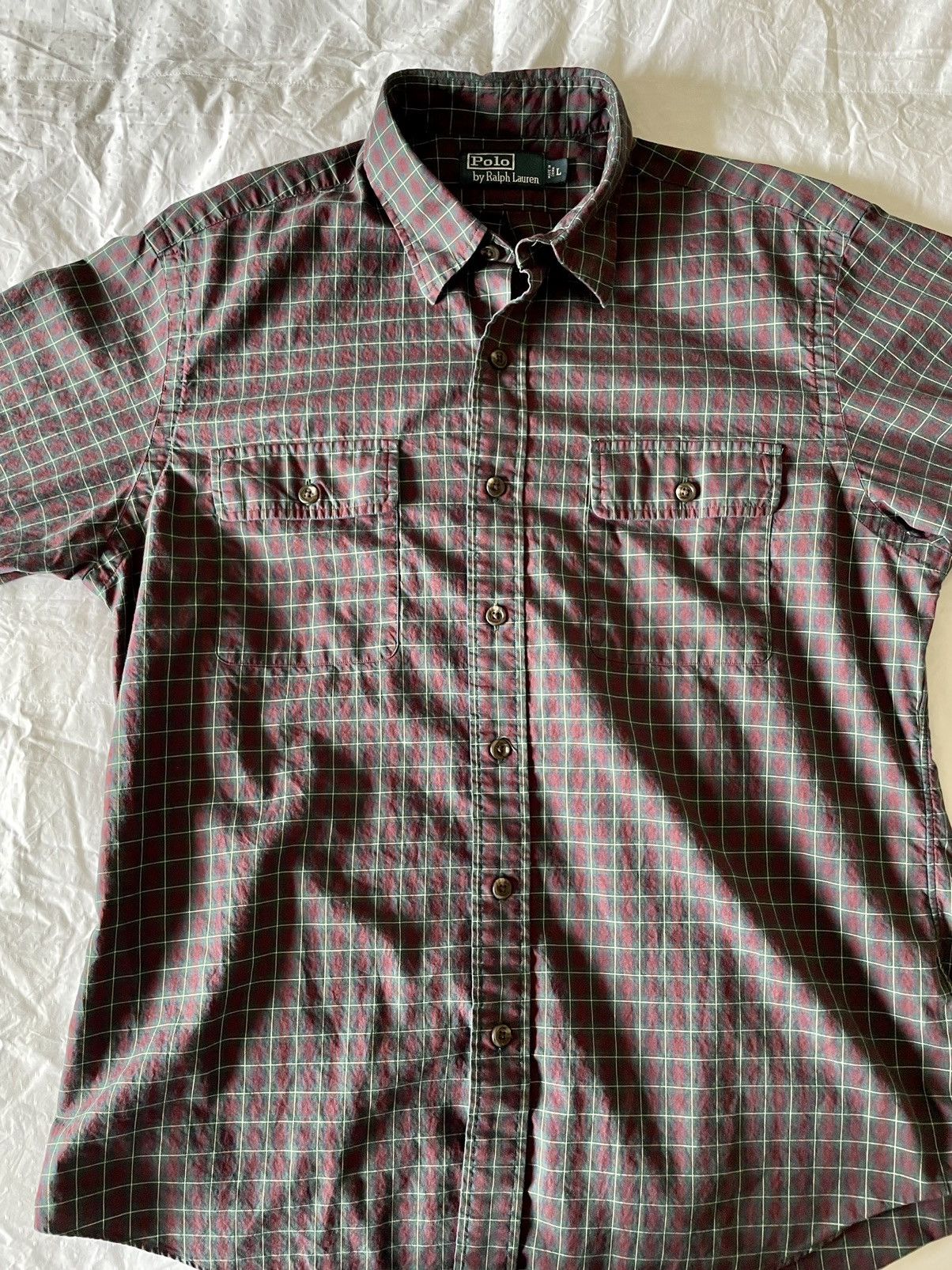 Polo Ralph Lauren × Ralph Lauren Rare Polo Ralph Lauren Plaid Shirt Size US L / EU 52-54 / 3 - 2 Thumbnail