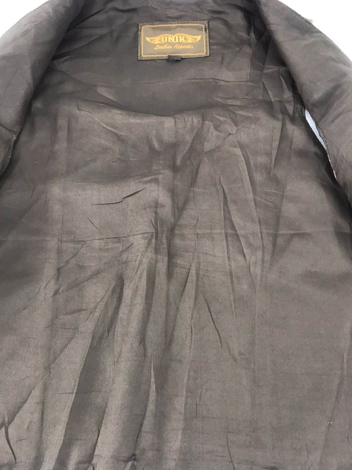 Genuine Leather Unik Leather Apparel Sleeveles Vest Patchwork Size XL Size US XL / EU 56 / 4 - 4 Thumbnail