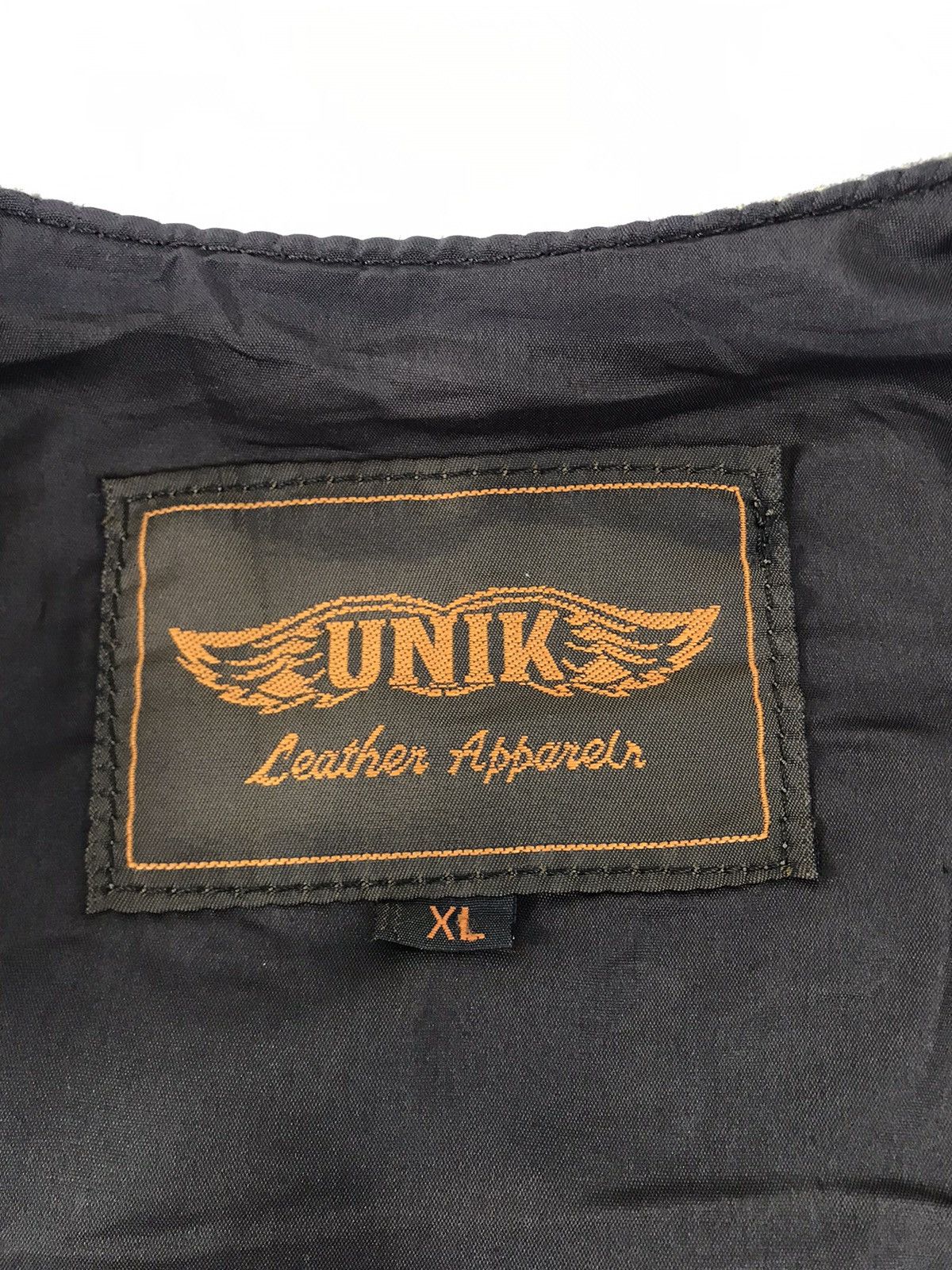 Genuine Leather Unik Leather Apparel Sleeveles Vest Patchwork Size XL Size US XL / EU 56 / 4 - 5 Thumbnail