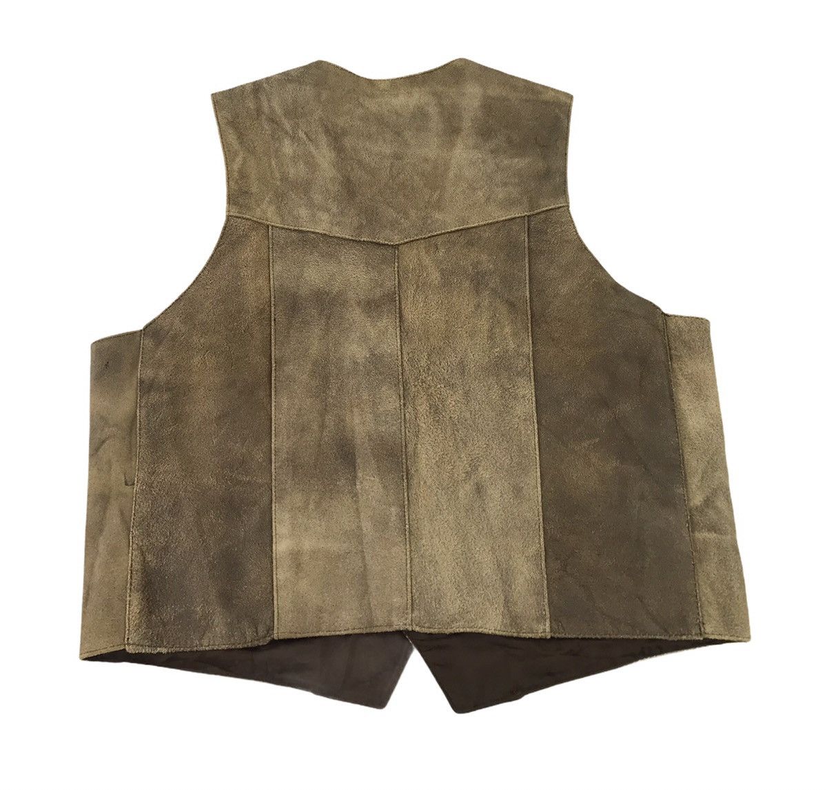 Genuine Leather Unik Leather Apparel Sleeveles Vest Patchwork Size XL Size US XL / EU 56 / 4 - 6 Thumbnail