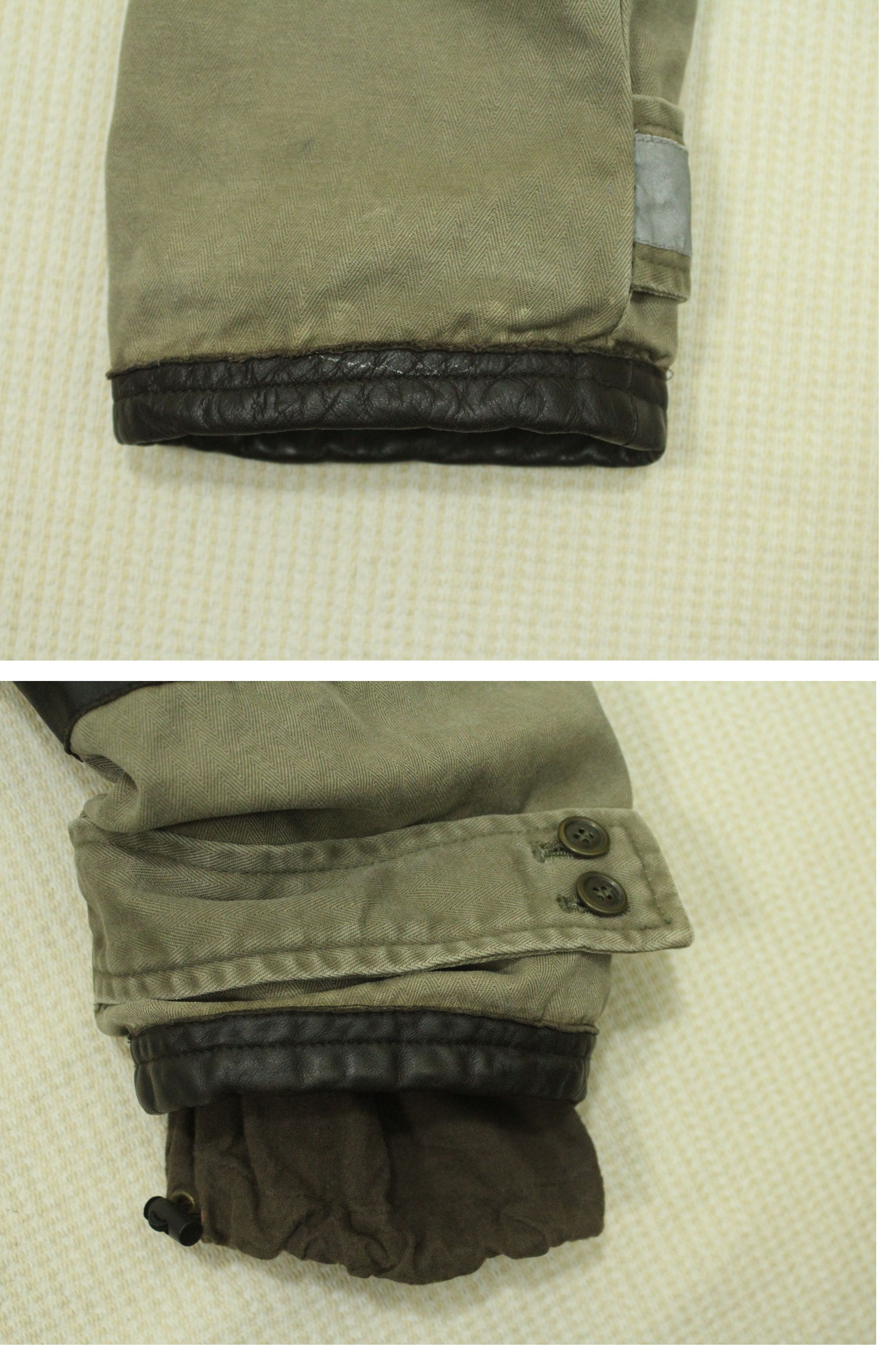 If Six Was Nine × Tornado Mart × Yasuyuki Ishii RESCUE SQUAD Jacket Fireman Leather/Cotton Herringbone Size US M / EU 48-50 / 2 - 19 Thumbnail