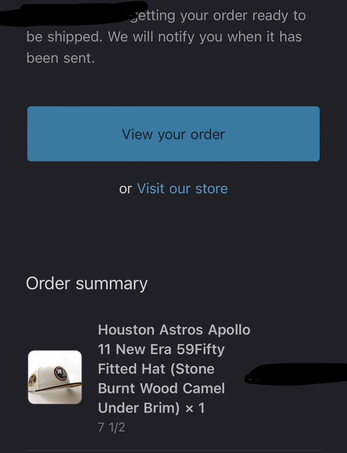MLB × New Era 71/2 - Houston Astros Apollo 11 New Era x ECapCity FittedHat Size ONE SIZE - 9 Thumbnail