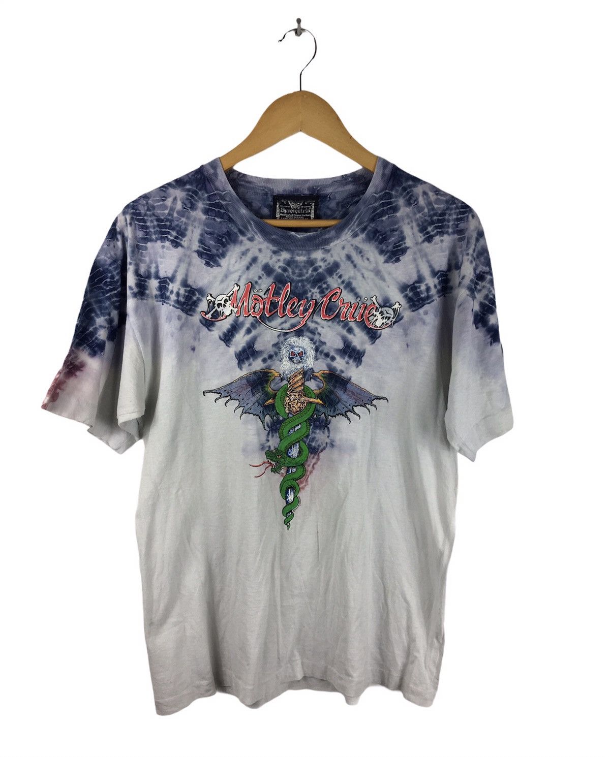 80s Motley Crue Pushead レア USA製 ゴールデンサイズ Rare 80s