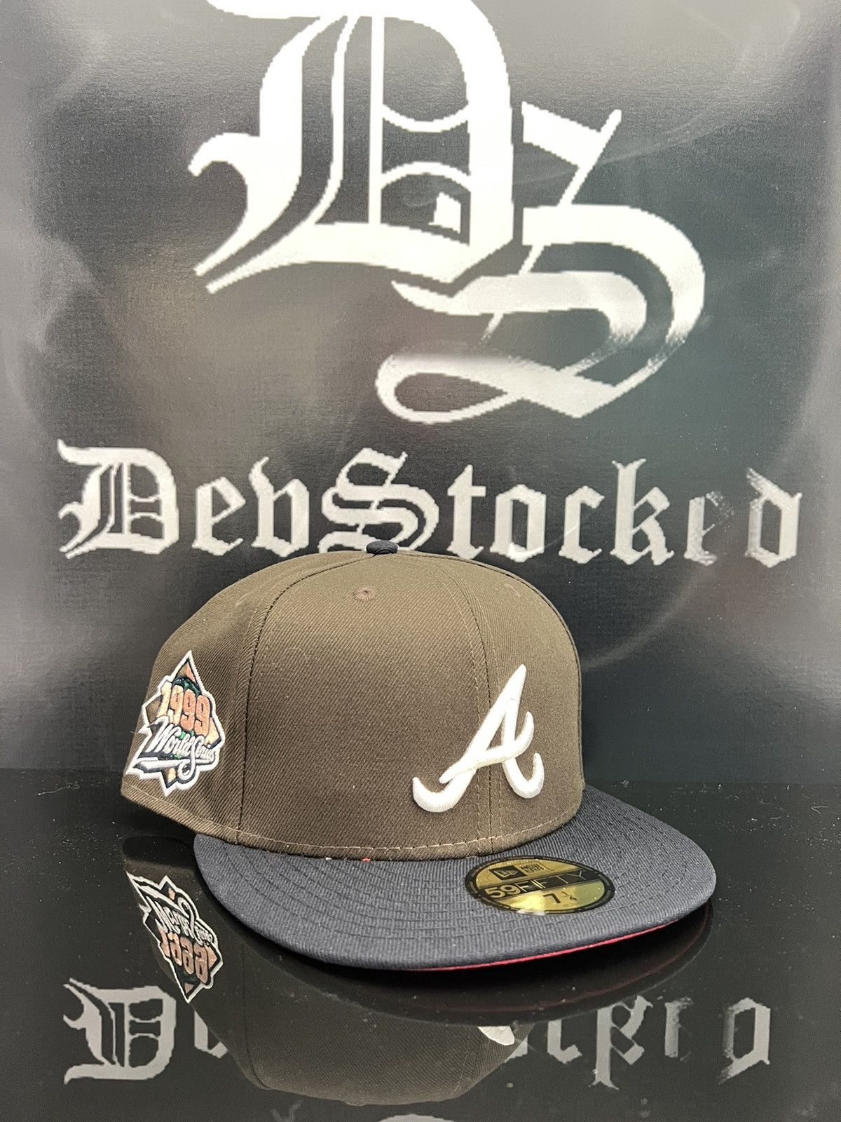 New Era アトランタ・ブレーブス キャップ 7 1/4 グレー