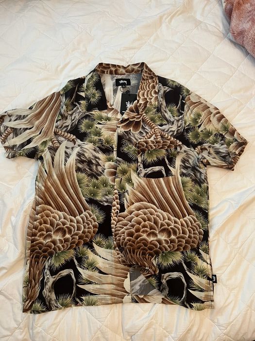 Stussy Stussy: BIG FALCON Rayon Shirt - M | Grailed