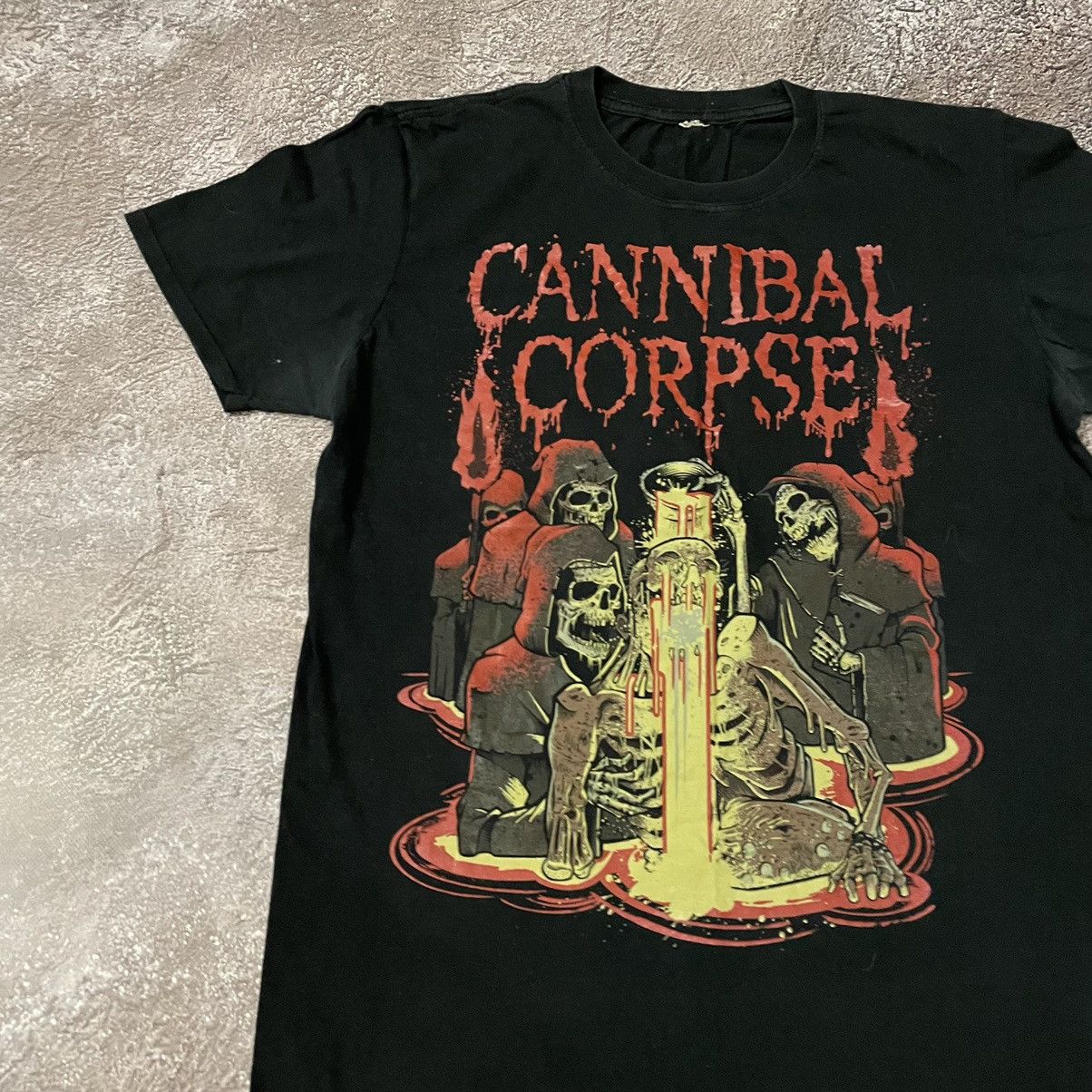 Vintage Vintage 90s Cannibal Corpse Band Tee Graphic Grunge Boxy M Size US M / EU 48-50 / 2 - 4 Thumbnail