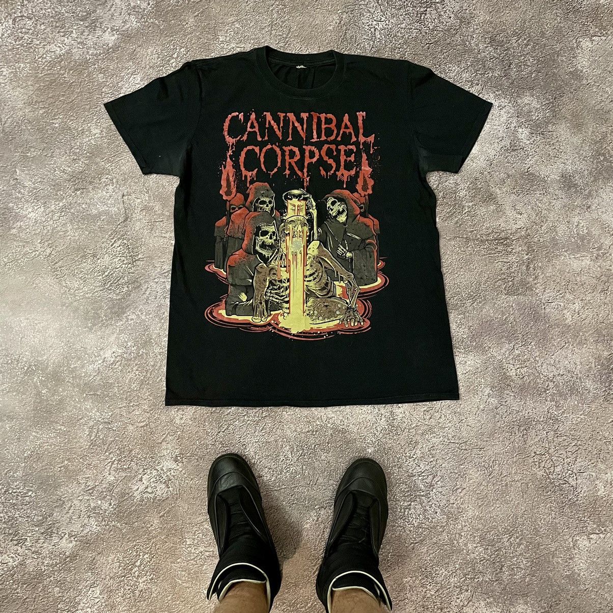 Vintage Y2K Tee 90s Cannibal Corpse Fuck Beast M