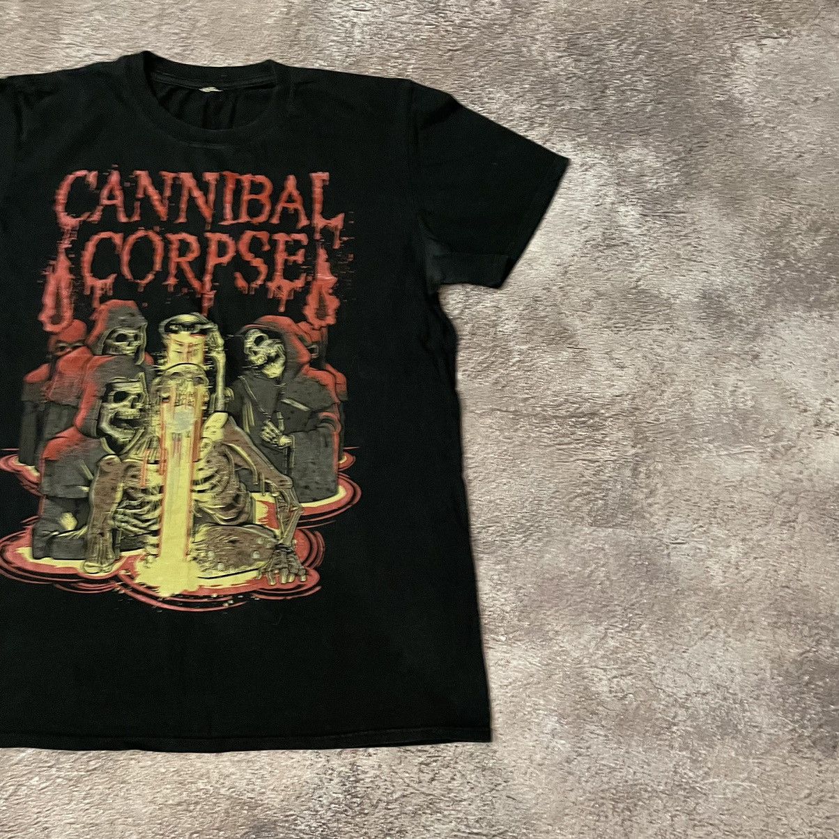 Vintage Vintage 90s Cannibal Corpse Band Tee Graphic Grunge Boxy M Size US M / EU 48-50 / 2 - 2 Thumbnail