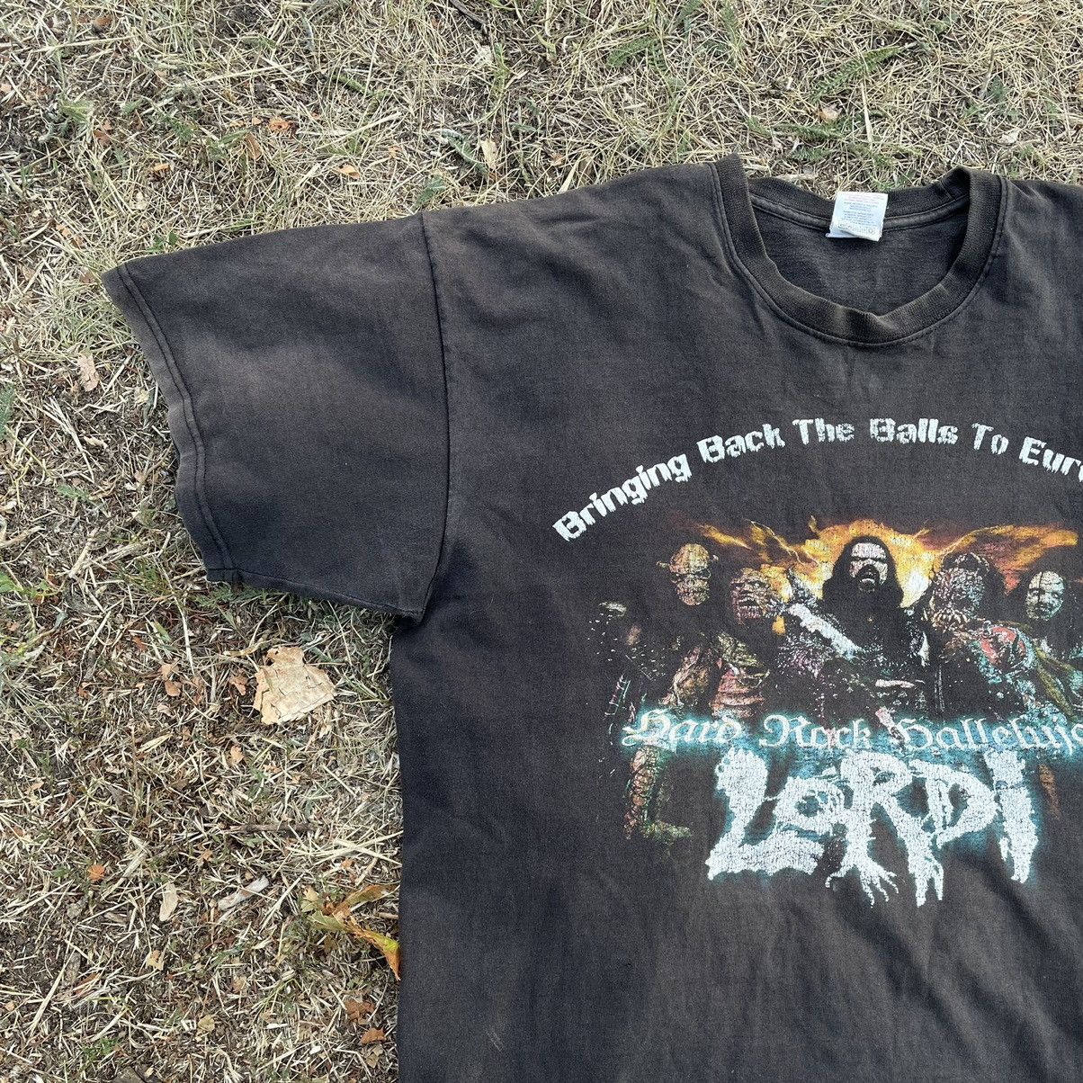 Vintage Vintage 90s Lordi Band Graphic Tee Thrashed Metal Punk L Size US L / EU 52-54 / 3 - 2 Thumbnail