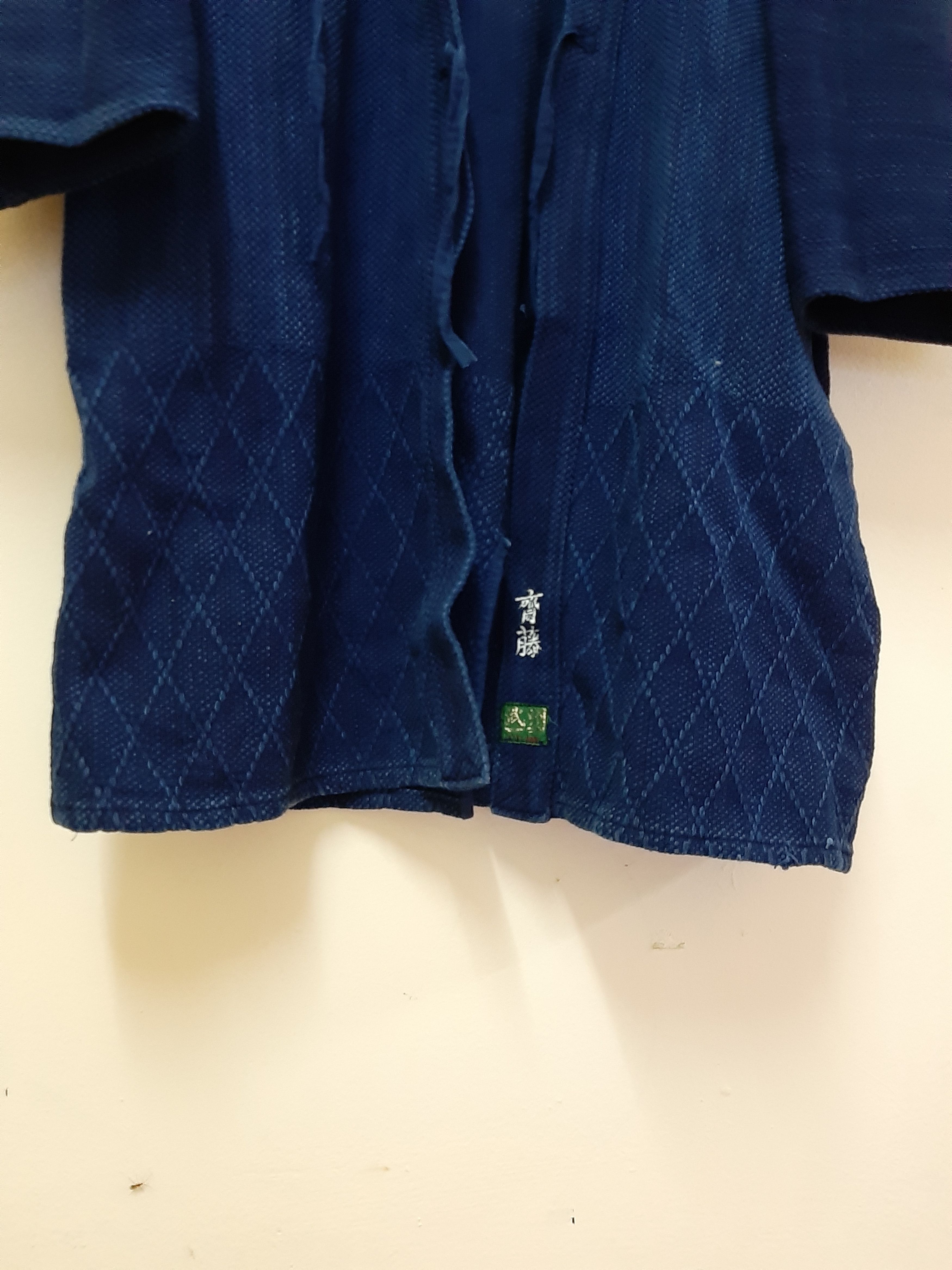Japanese Brand Vintage Noragi Sashiko Cotton Kimono Jacket Indigo Size US L / EU 52-54 / 3 - 3 Thumbnail