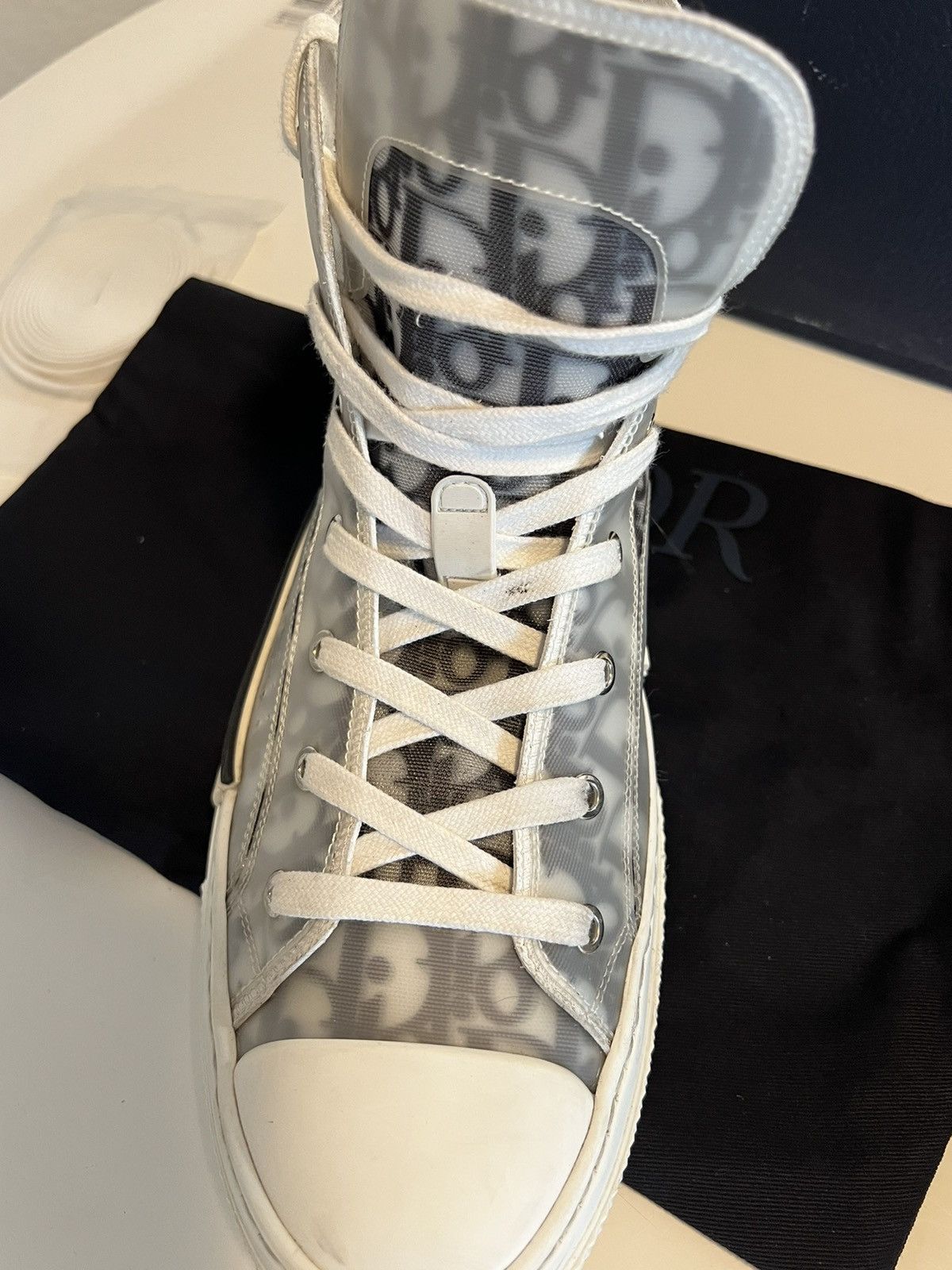 Dior Dior B23 hi-top Size US 11.5 / EU 44-45 - 15 Thumbnail