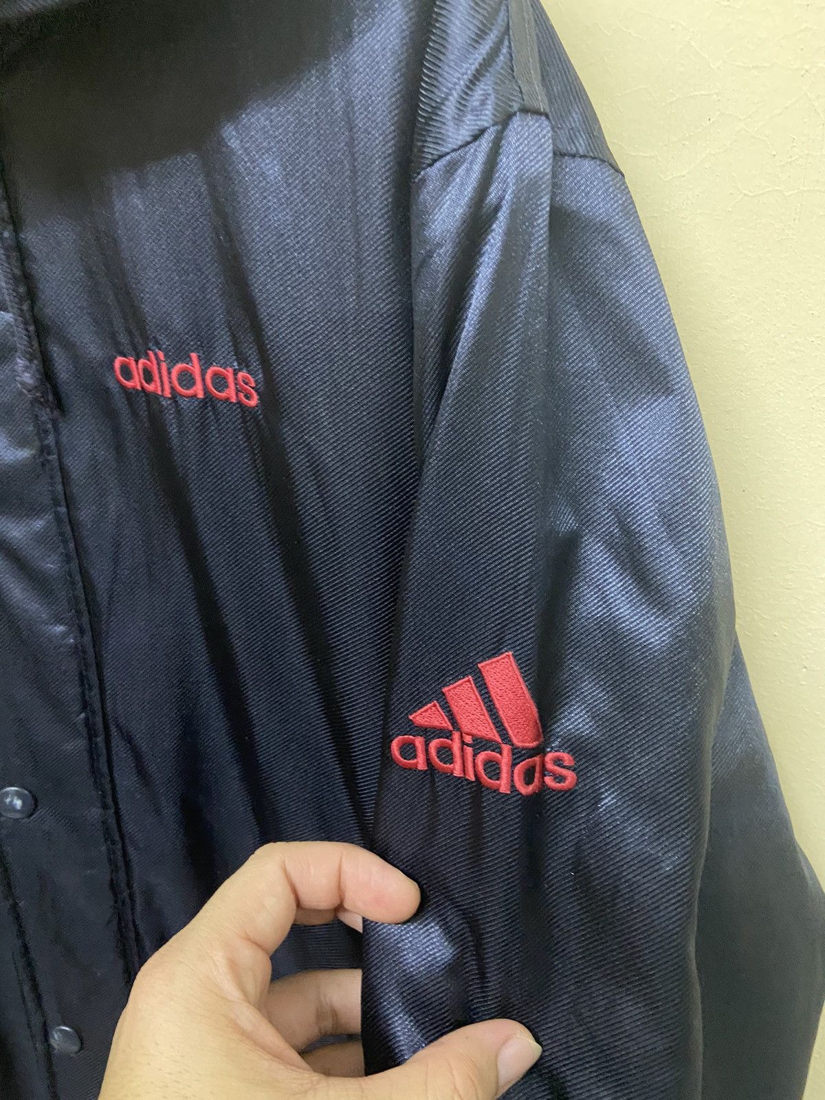 Adidas × Vintage vintage adidas long sherpa hoodie jacket Size US L / EU 52-54 / 3 - 7 Thumbnail