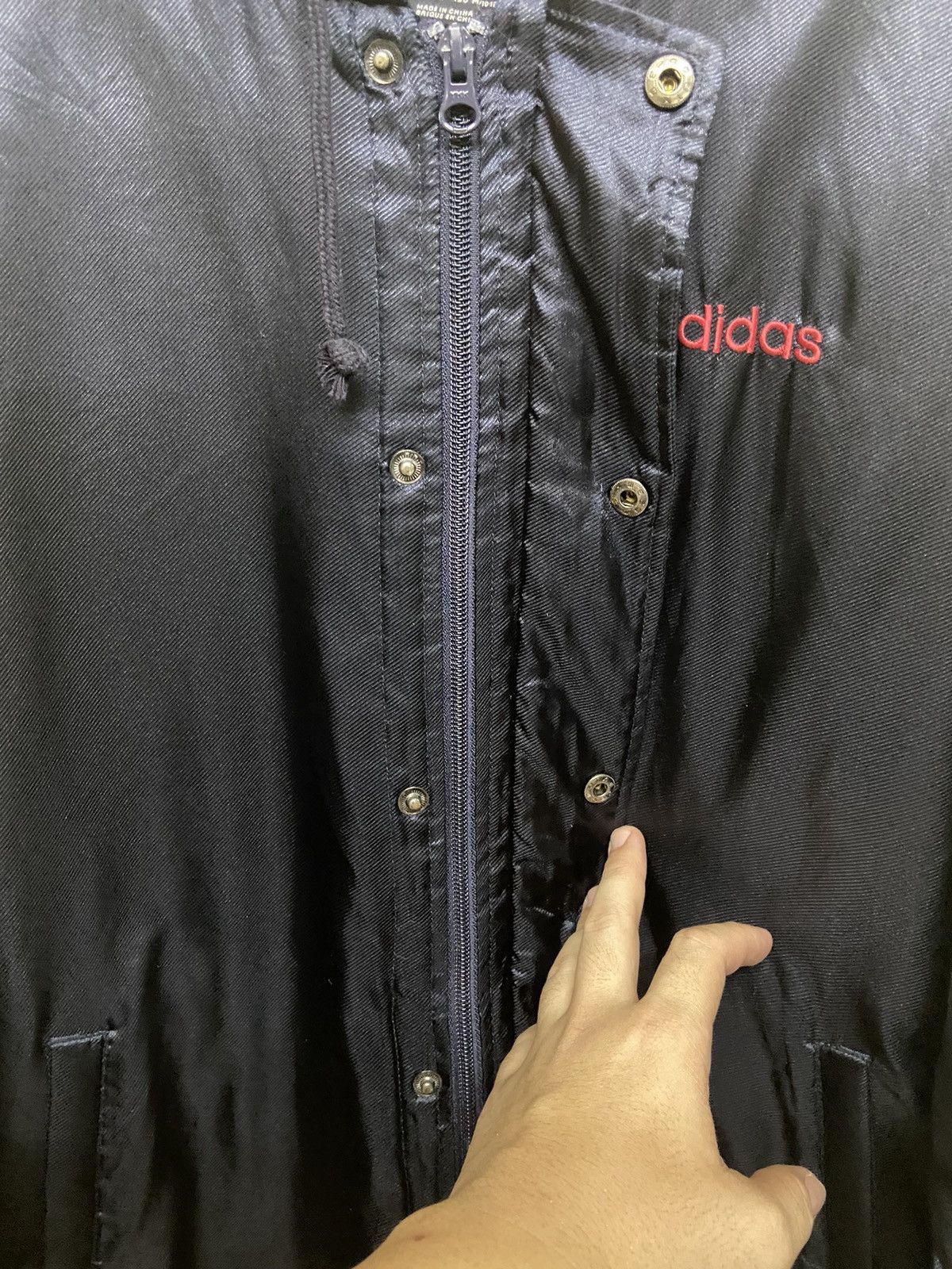 Adidas × Vintage vintage adidas long sherpa hoodie jacket Size US L / EU 52-54 / 3 - 13 Thumbnail