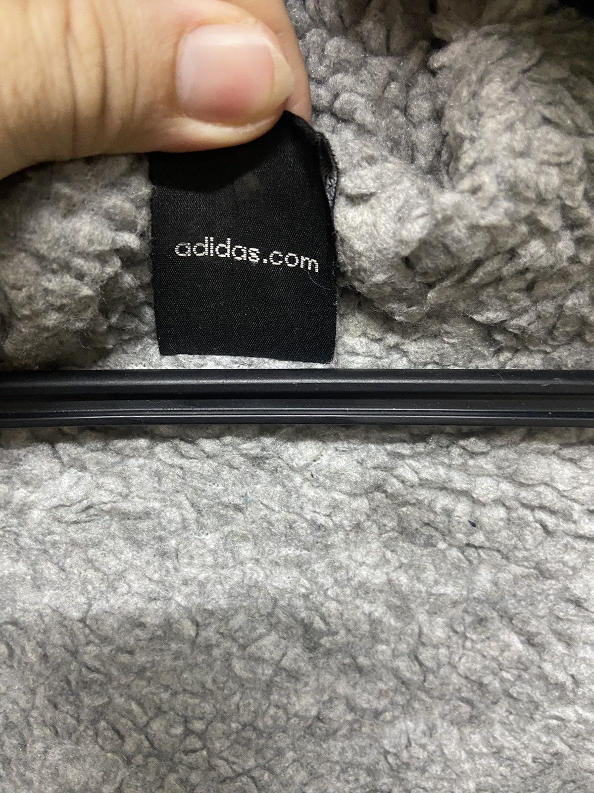 Adidas × Vintage vintage adidas long sherpa hoodie jacket Size US L / EU 52-54 / 3 - 17 Thumbnail