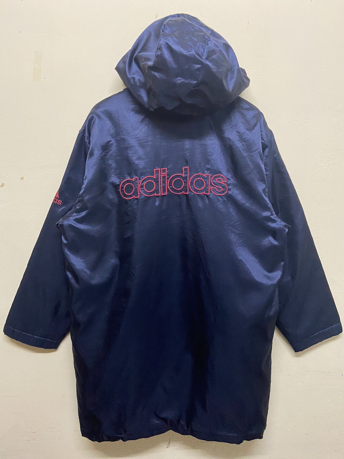 Adidas × Vintage vintage adidas long sherpa hoodie jacket Size US L / EU 52-54 / 3 - 8 Thumbnail
