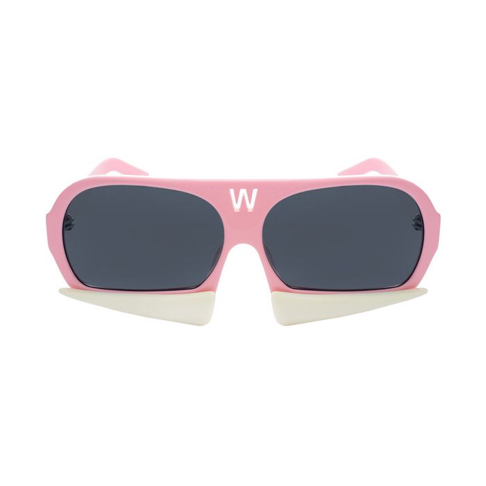 Walter Van Beirendonck SS2015 Green Bone Grey Lens Sunglasses