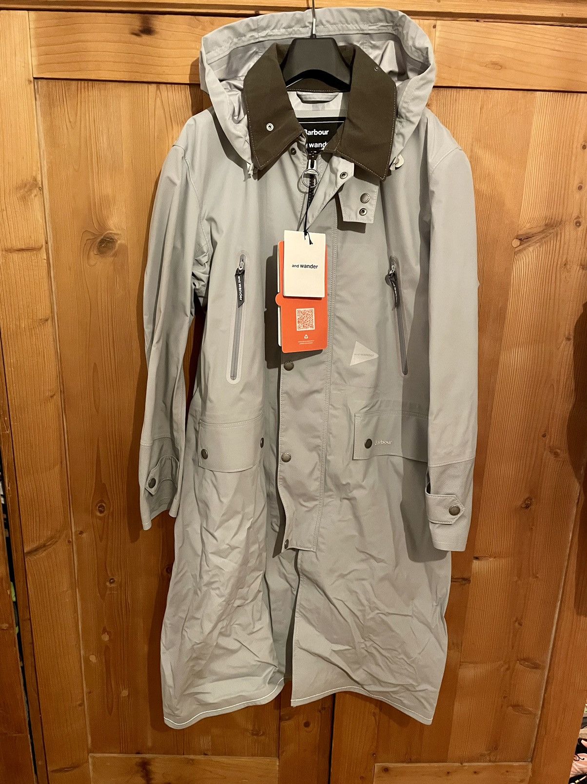 And Wander × Barbour Barbour CORDURA e vent rain coat | Grailed