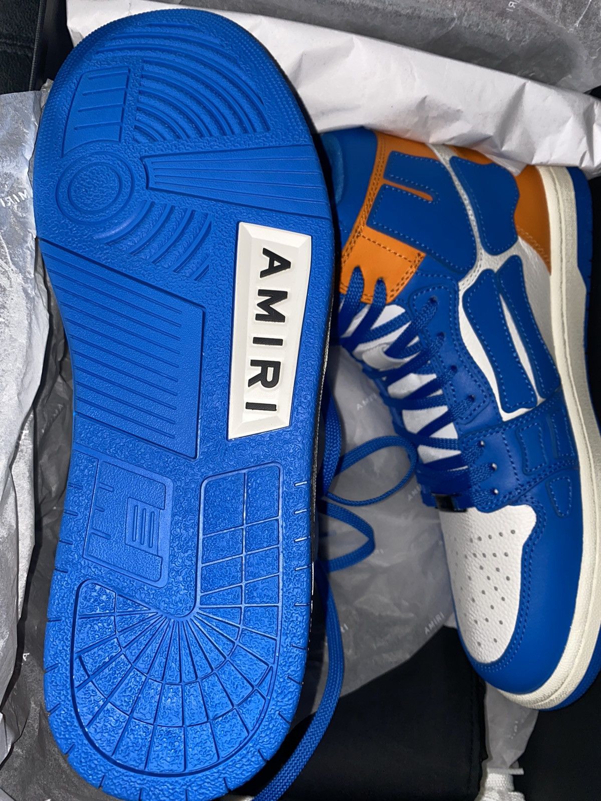 Amiri Amiri Soho NYC Flagship Exclusive Skel Top Hi Sneakers Size US 11 / EU 44 - 2 Thumbnail