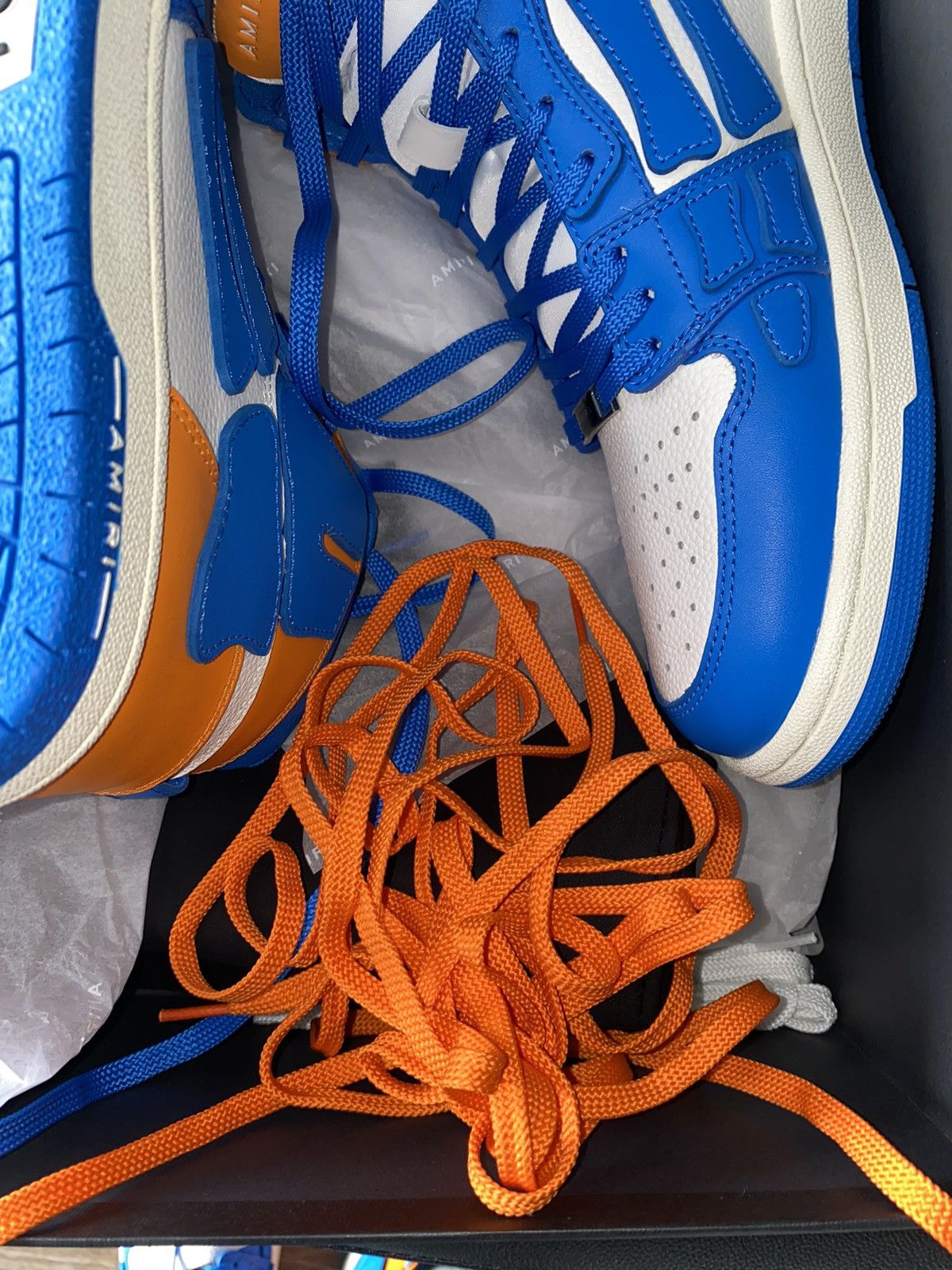 Amiri Amiri Soho NYC Flagship Exclusive Skel Top Hi Sneakers Size US 11 / EU 44 - 4 Thumbnail