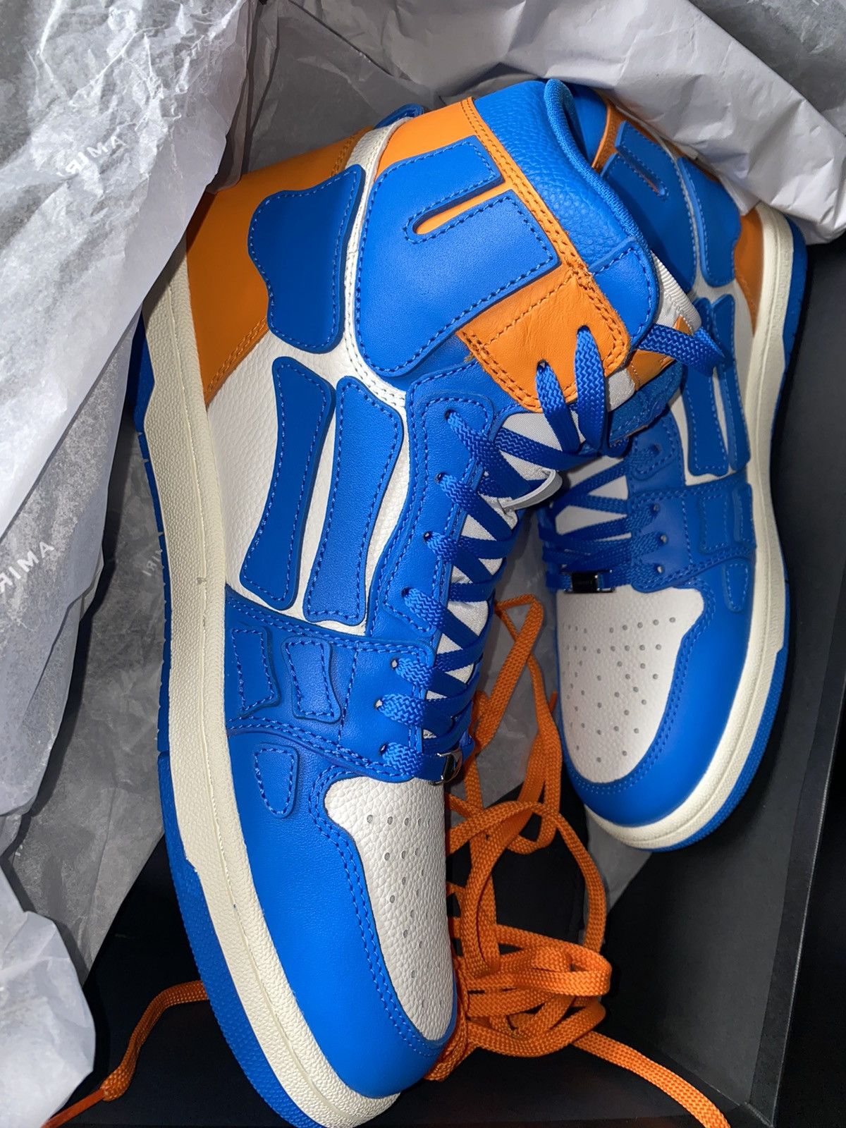 Amiri Amiri Soho NYC Flagship Exclusive Skel Top Hi Sneakers Size US 11 / EU 44 - 6 Thumbnail