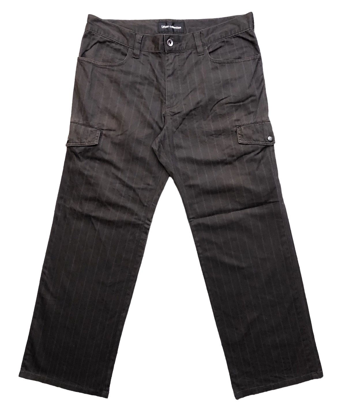 Japanese Brand Urban Collection Stripe Cargo Pants Size US 34 / EU 50 - 1 Thumbnail