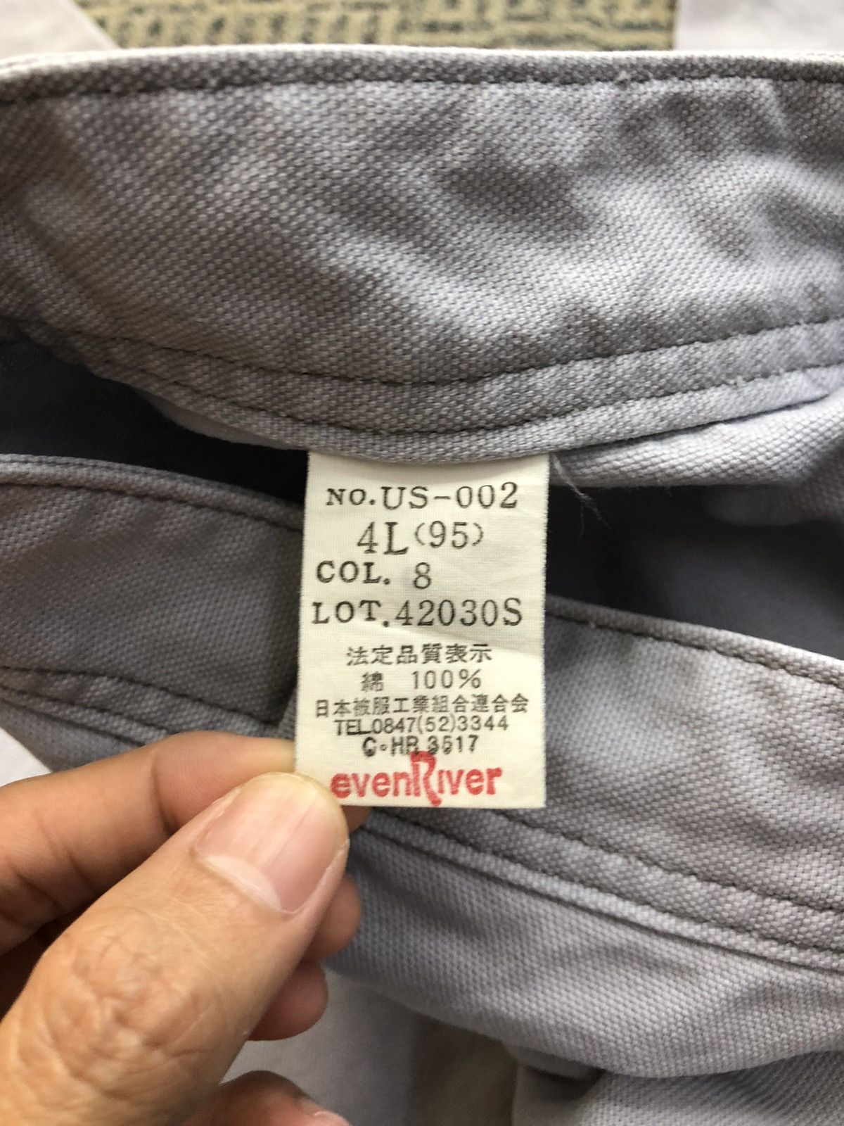 Japanese Brand Vintage Evenriver Stain/Distressed Cargo Pants Size US 35 - 21 Thumbnail