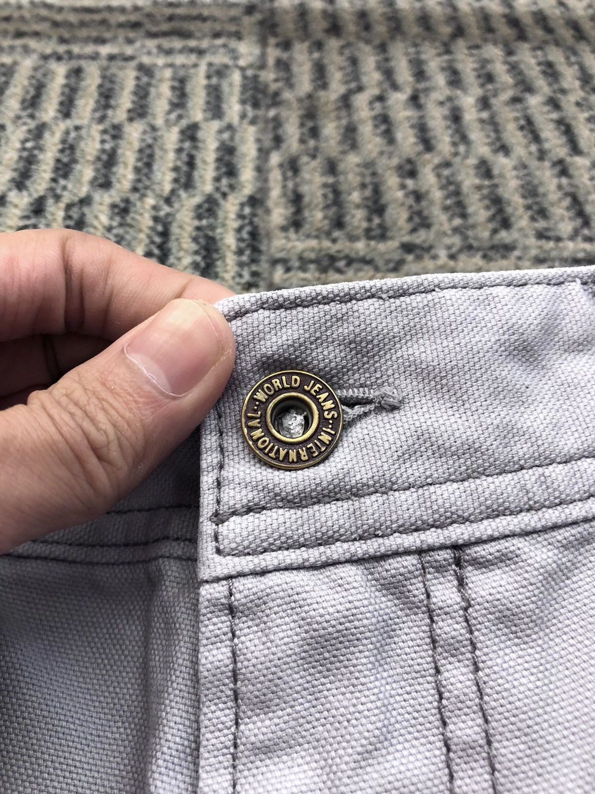Japanese Brand Vintage Evenriver Stain/Distressed Cargo Pants Size US 35 - 6 Thumbnail