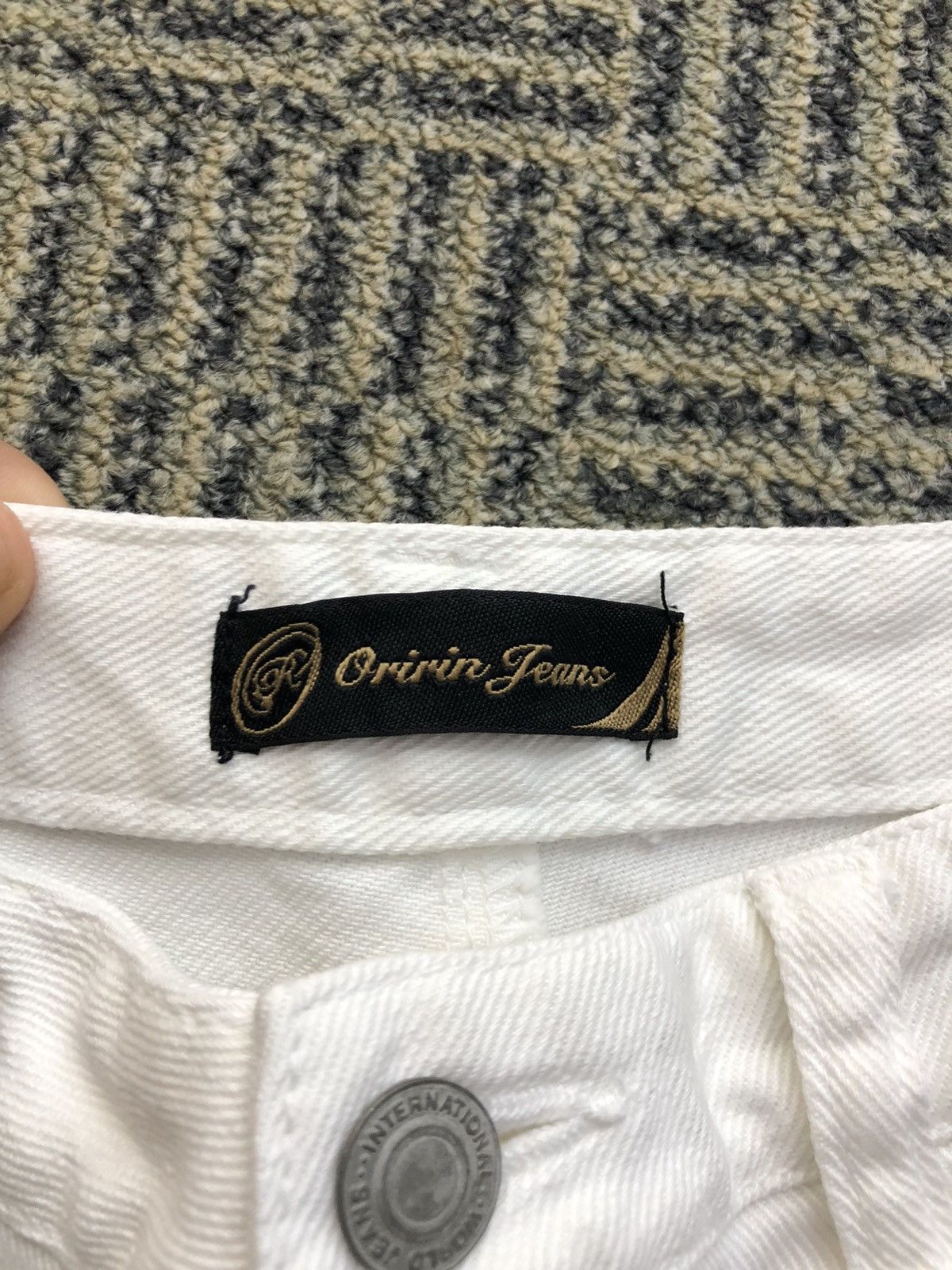 Japanese Brand Oririn Denim Multipocket Flared Bootcut Cargo White Pants Size US 28 / EU 44 - 13 Thumbnail