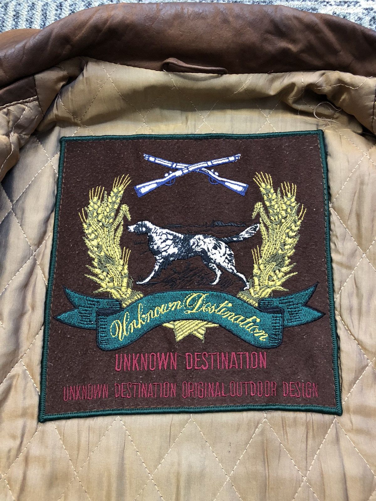 Leather Vintage Unknown Destination Cow Leather Parachute Jacket Size US L / EU 52-54 / 3 - 20 Thumbnail