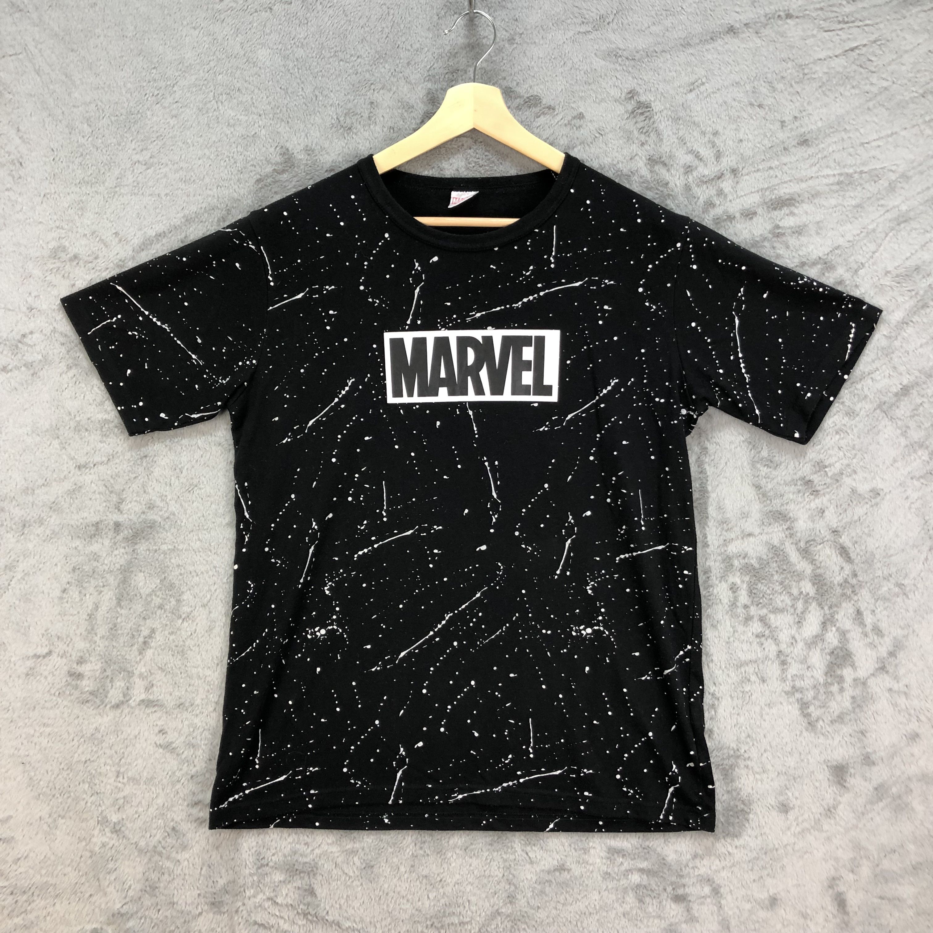 Marvel Comics MARVEL Box Logo Splatter T Shirts #6021-218 Size US XL / EU 56 / 4 - 1 Thumbnail