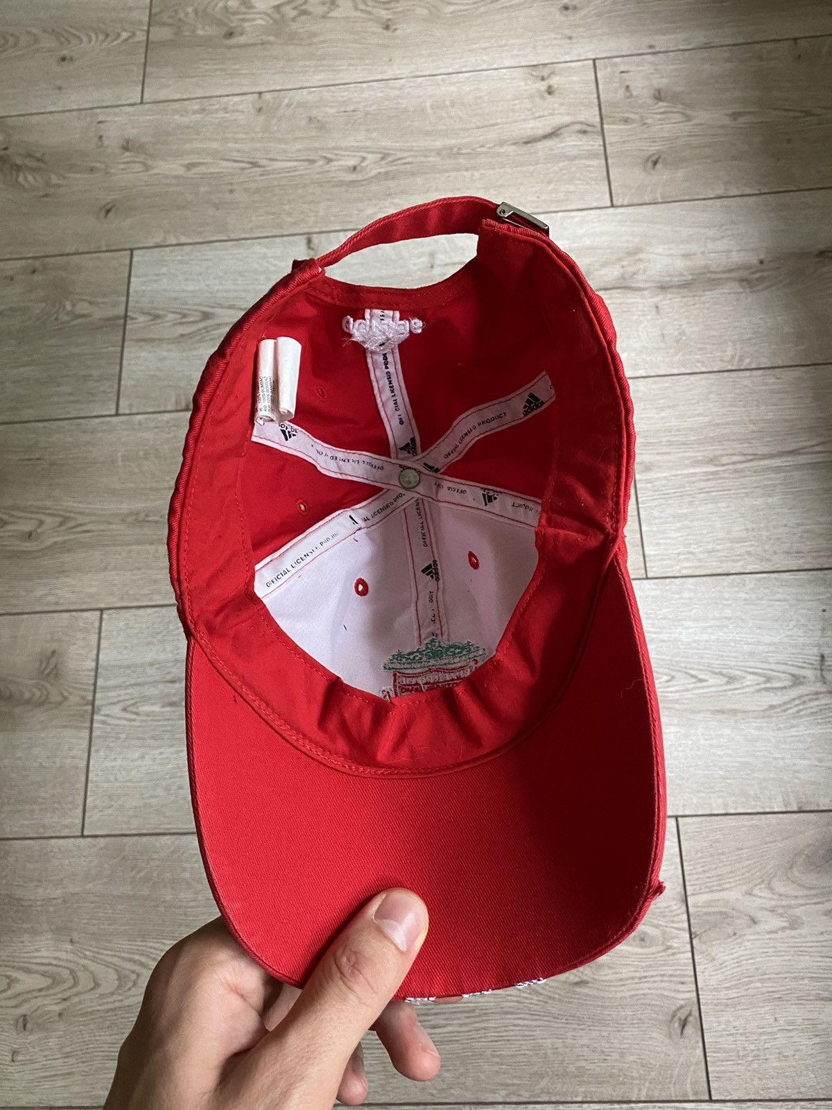 Vintage Vintage Adidas Liverpool Cap Size ONE SIZE - 7 Thumbnail