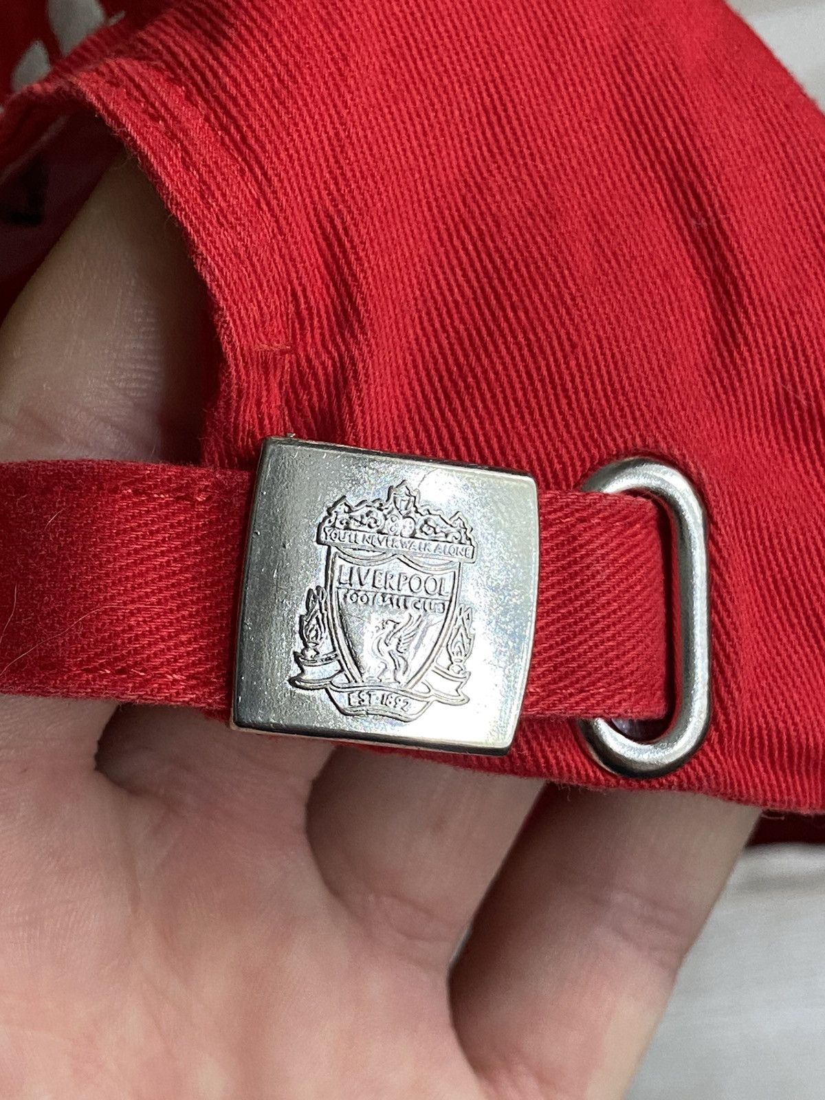 Vintage Vintage Adidas Liverpool Cap Size ONE SIZE - 5 Thumbnail