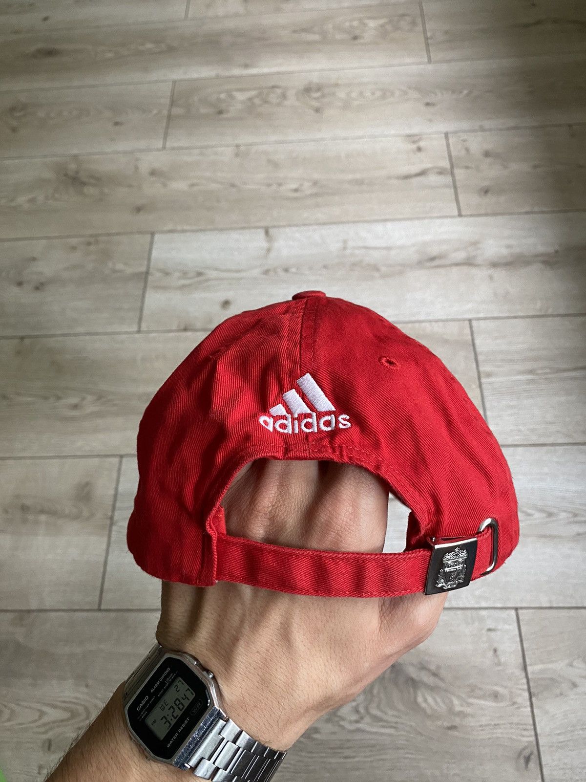 Vintage Vintage Adidas Liverpool Cap Size ONE SIZE - 3 Thumbnail