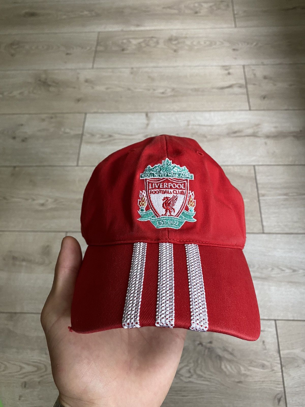 Vintage Vintage Adidas Liverpool Cap Size ONE SIZE - 2 Thumbnail