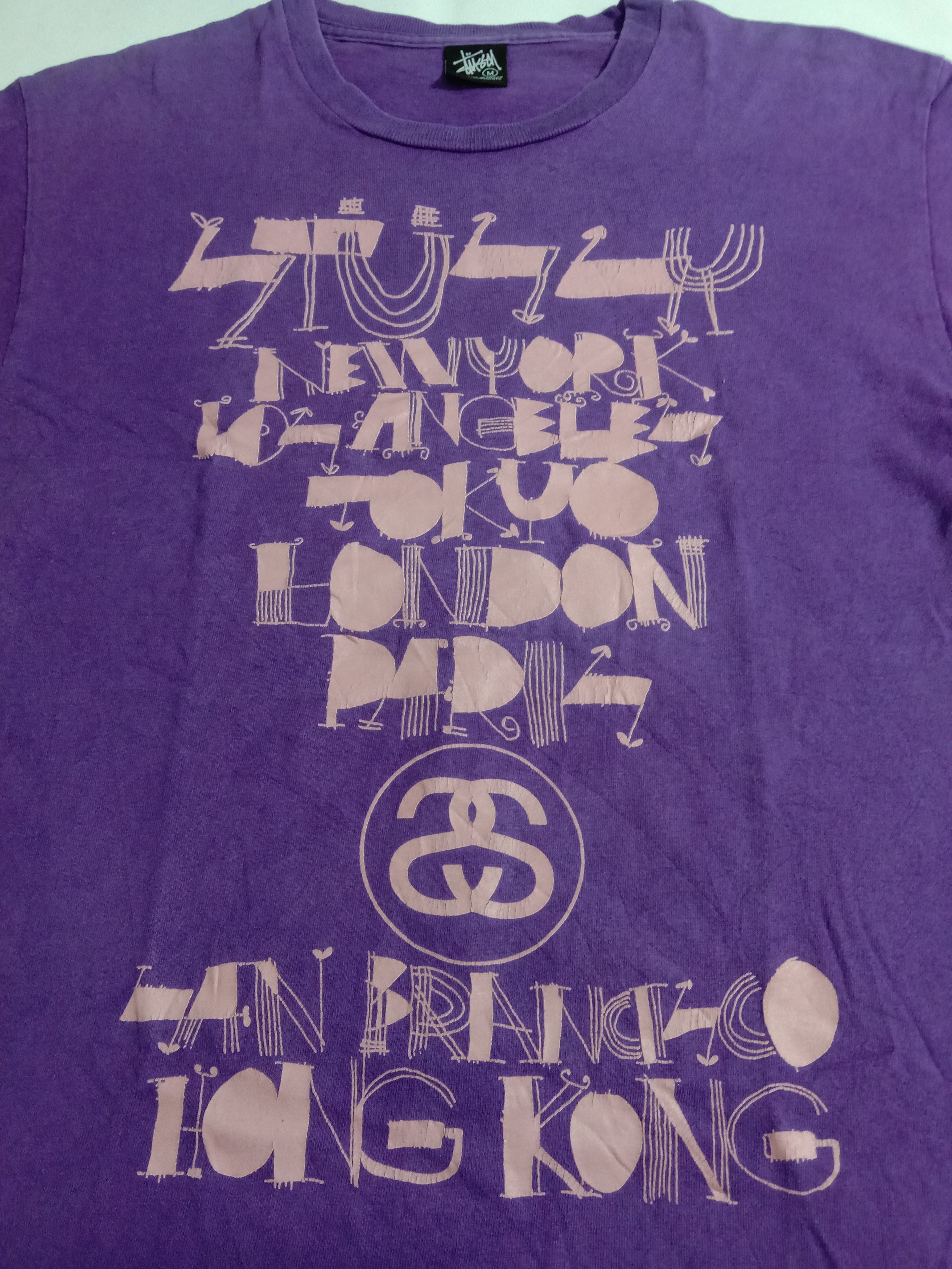 Stussy Vintage Stussy New York Los Angeles Tokyo etc Logo Shirt Size US S / EU 44-46 / 1 - 3 Thumbnail
