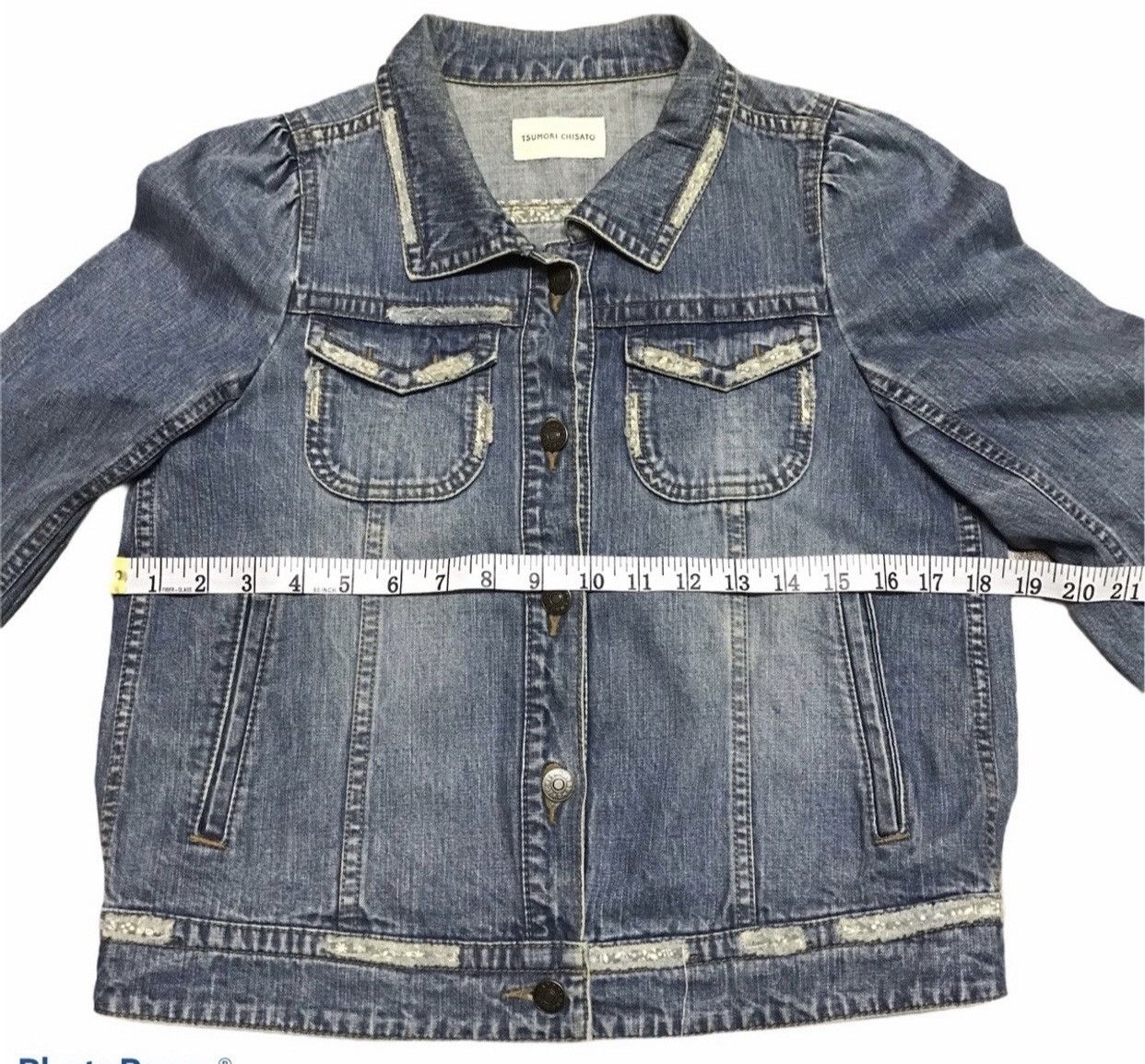 Issey Miyake × Vintage Vintage Tsumori Chisato Issey Miyake Denim Jacket Size XS / US 0-2 / IT 36-38 - 10 Thumbnail