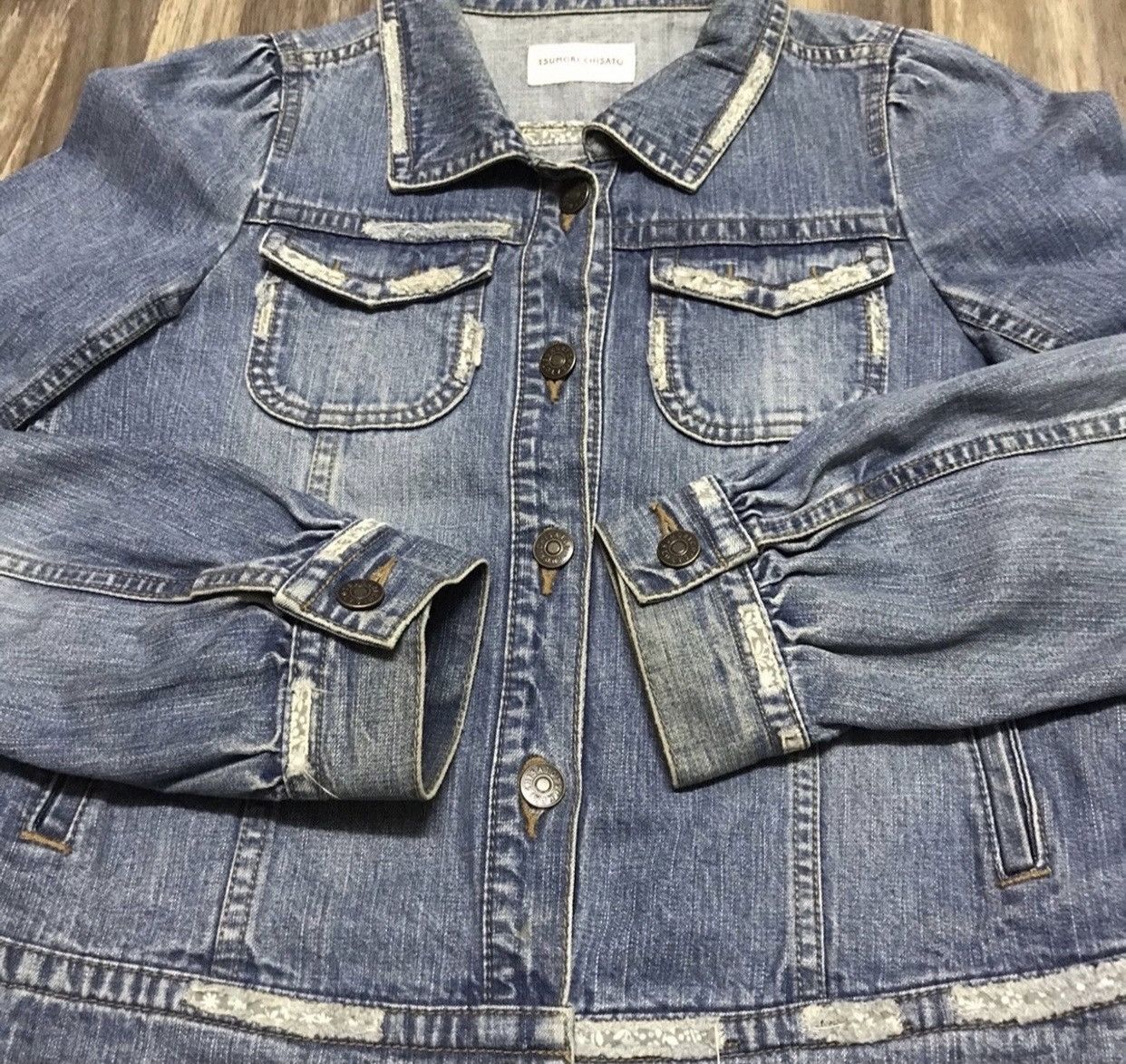 Issey Miyake × Vintage Vintage Tsumori Chisato Issey Miyake Denim Jacket Size XS / US 0-2 / IT 36-38 - 3 Thumbnail