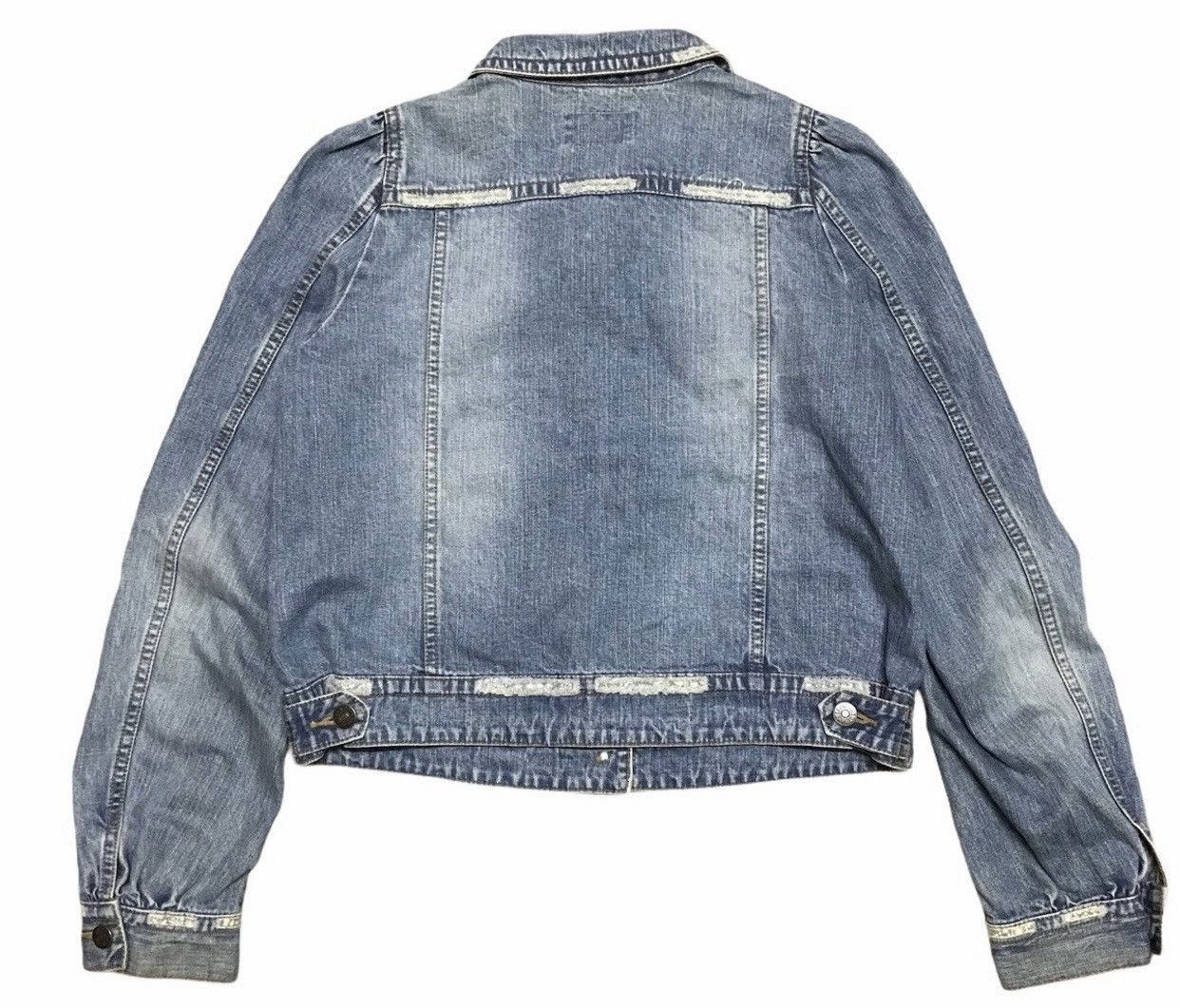 Issey Miyake × Vintage Vintage Tsumori Chisato Issey Miyake Denim Jacket Size XS / US 0-2 / IT 36-38 - 2 Thumbnail