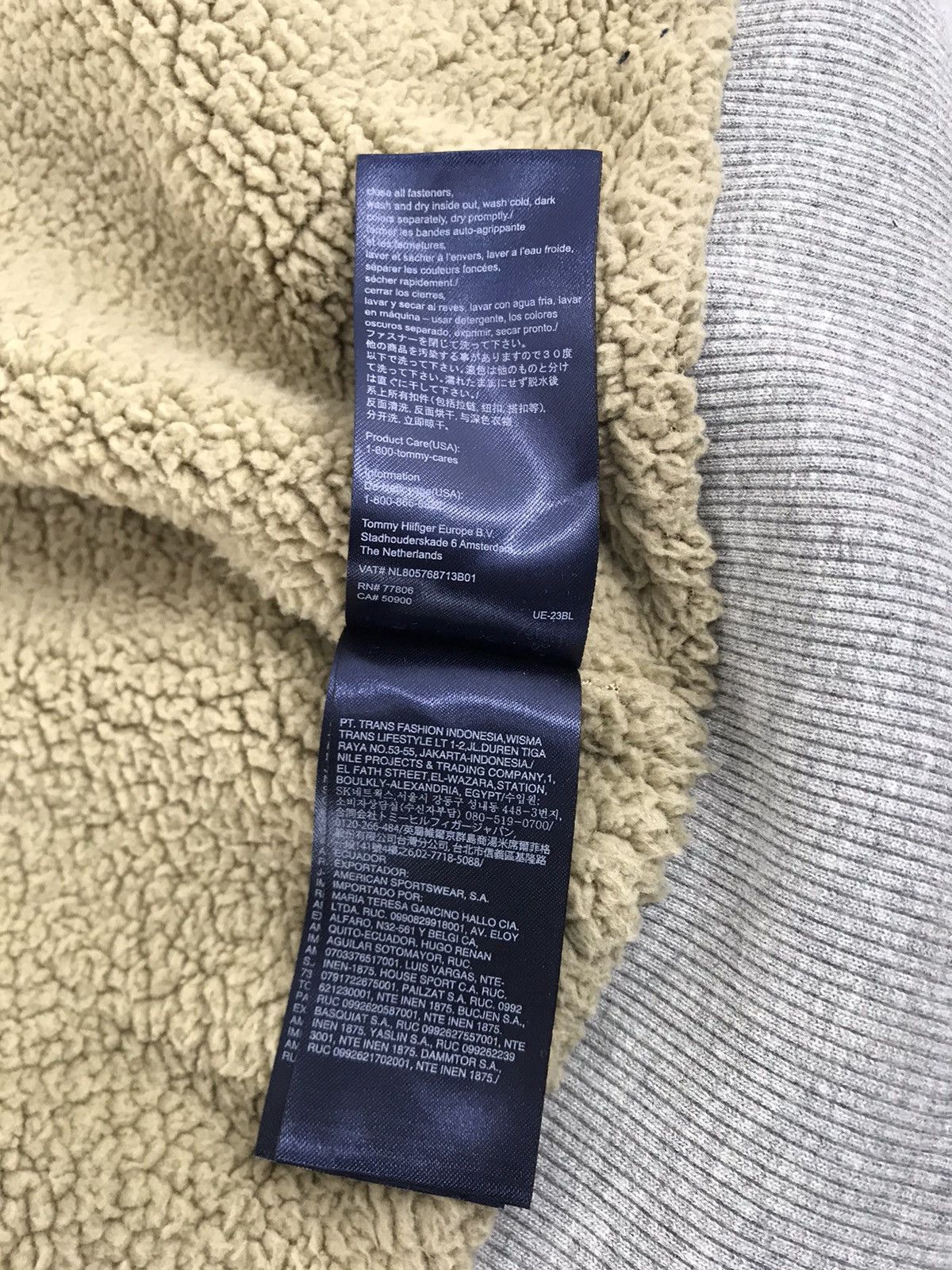 Tommy Hilfiger Tommy Hilfiger Spell Out Sweatshirt Hoodies Sherpa Inner Size US M / EU 48-50 / 2 - 9 Thumbnail