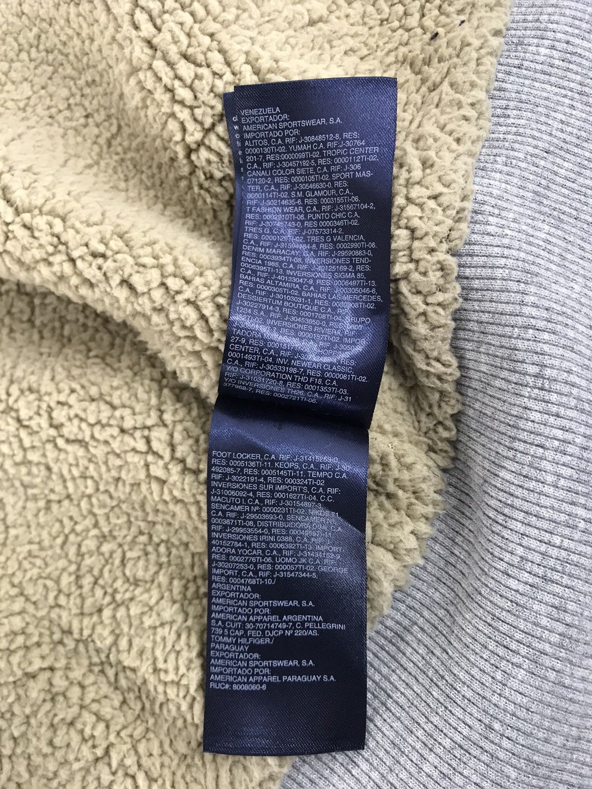 Tommy Hilfiger Tommy Hilfiger Spell Out Sweatshirt Hoodies Sherpa Inner Size US M / EU 48-50 / 2 - 8 Thumbnail
