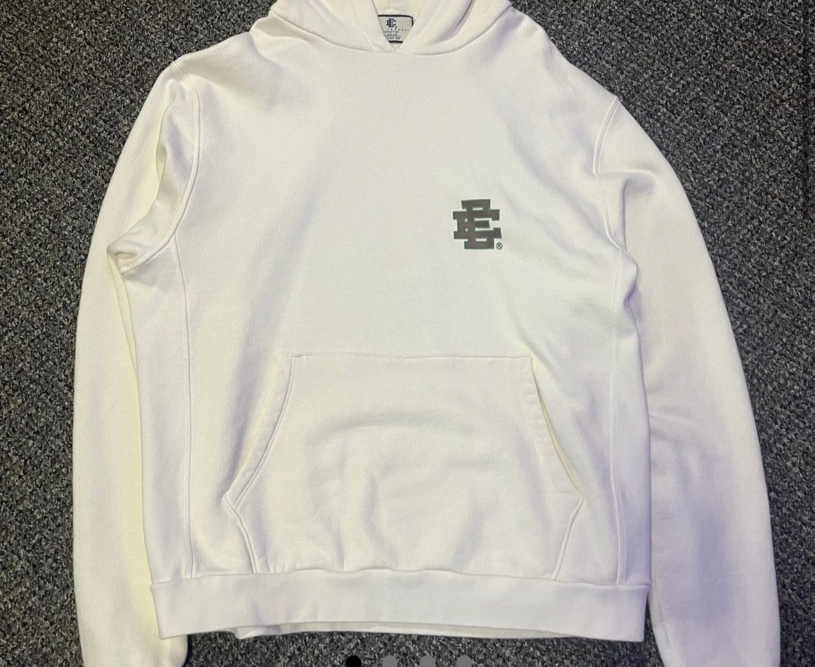 Eric Emanuel cream w butternut & forest EE hoodie large