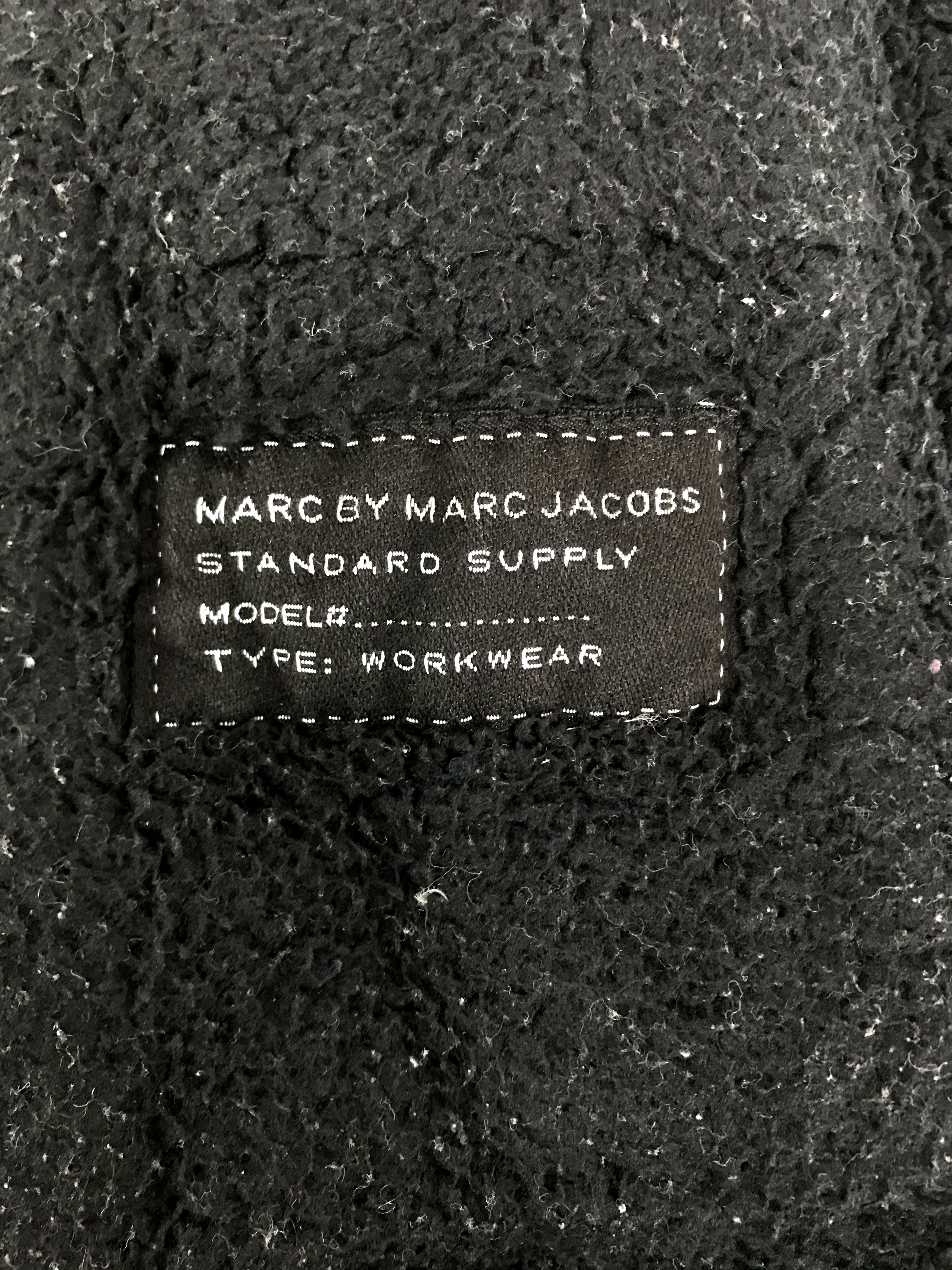 Designer Vintage Marc Jacobs Sherpa Inner Work Wear Parka Jacket Size S / US 4 / IT 40 - 9 Thumbnail