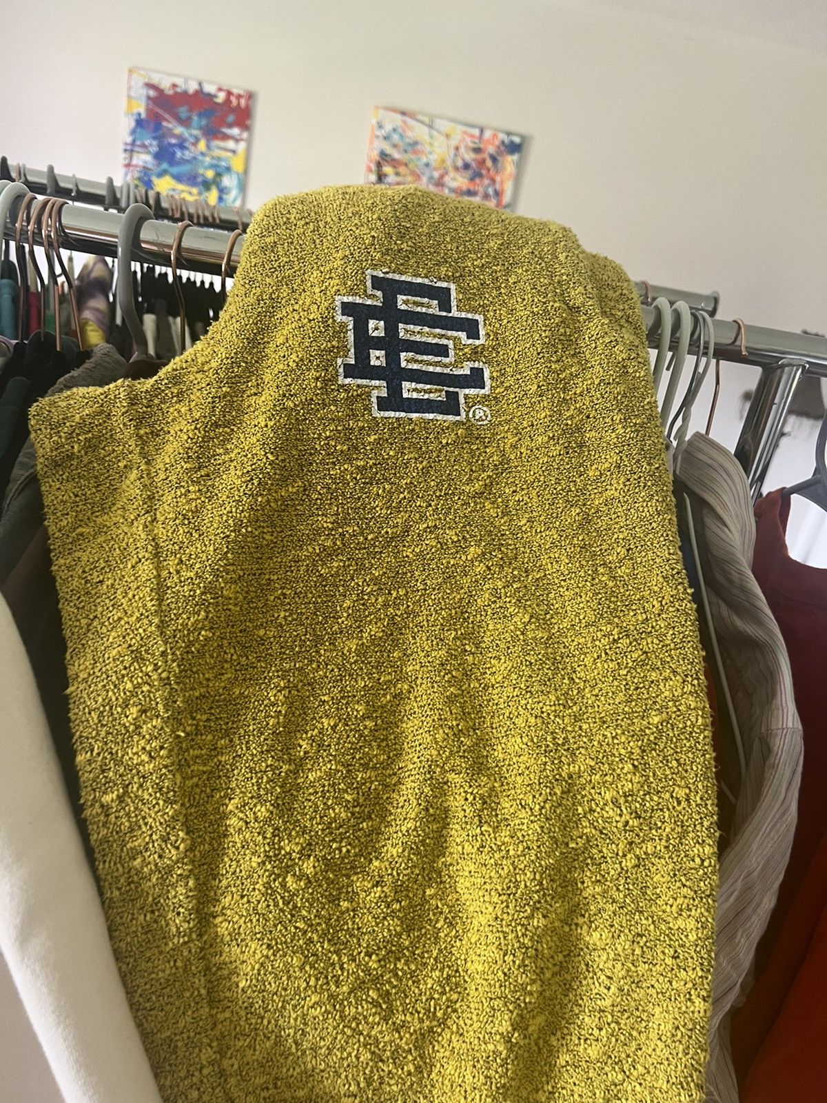 Eric Emanuel Eric Emanuel yellow with navy EE Boucle medium Size US 30 / EU 46 - 1 Thumbnail