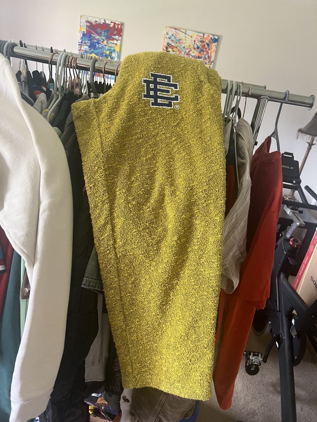 Eric Emanuel Eric Emanuel yellow with navy EE Boucle medium Size US 30 / EU 46 - 2 Thumbnail