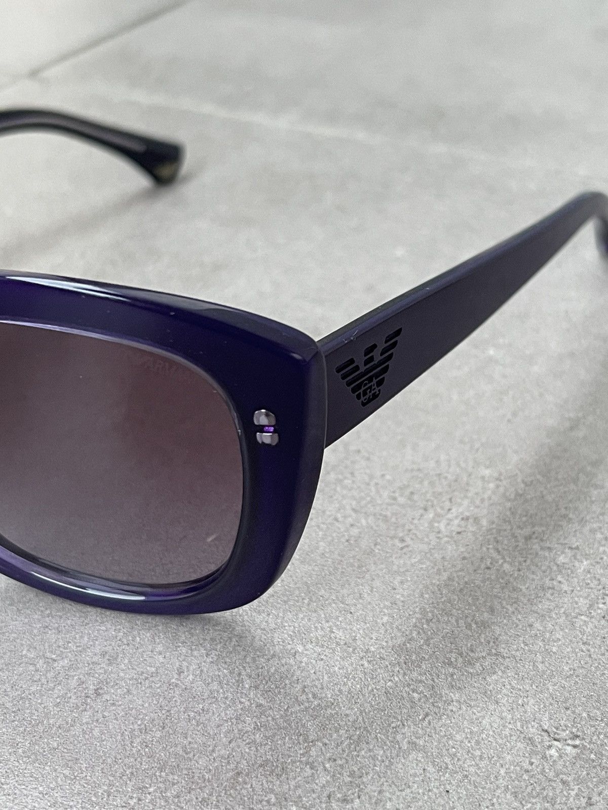 Emporio Armani Emporio Armani EA4031 5221/8H Dark Violet Sunglasses Size ONE SIZE - 2 Thumbnail