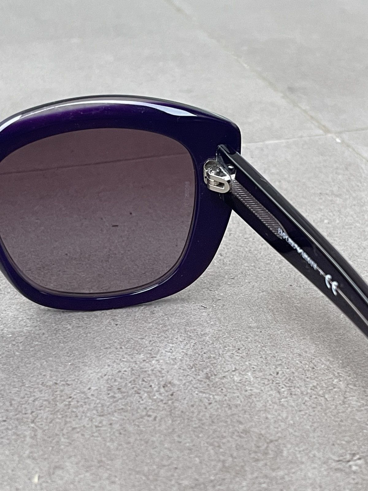 Emporio Armani Emporio Armani EA4031 5221/8H Dark Violet Sunglasses Size ONE SIZE - 9 Thumbnail